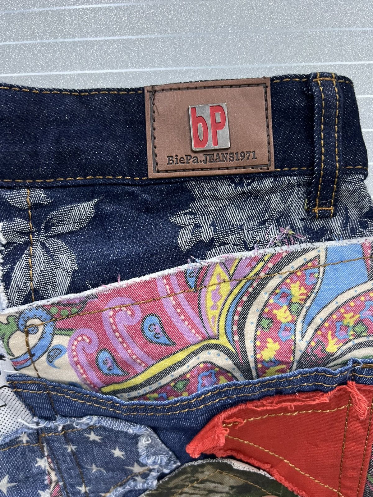 Japanese Brand Biepa Japanese Brand Patches Pant Size US 35 - 9 Thumbnail