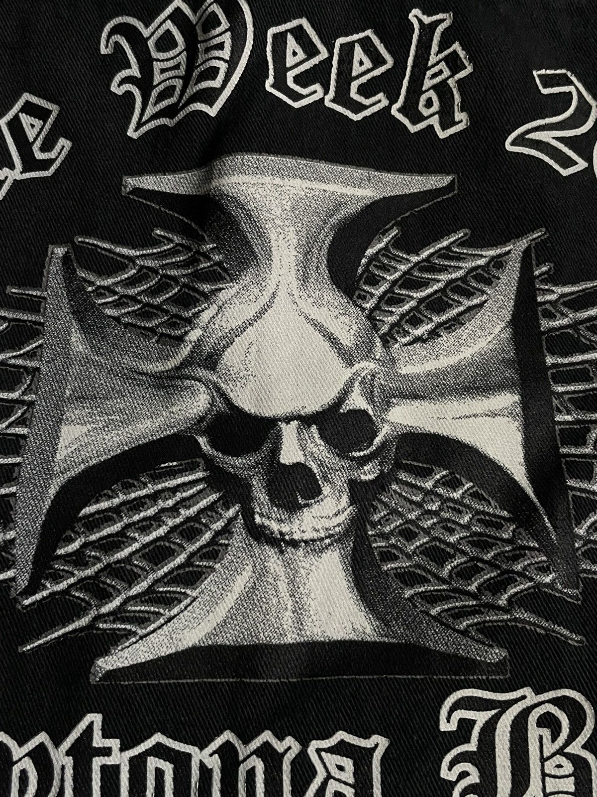 Vintage Vintage Bike Week 2005 Skull Choppers Shirt Dantona Beach Size US M / EU 48-50 / 2 - 7 Thumbnail