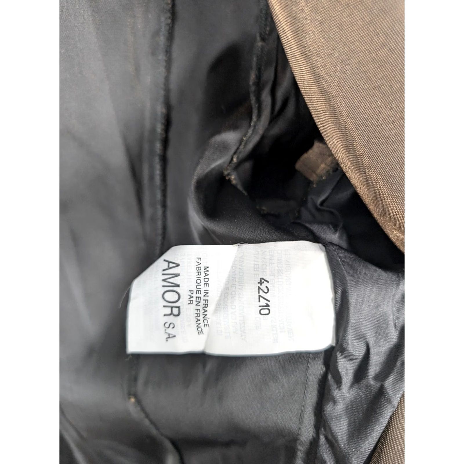plein sud VINTAGE Plein Sud Blazer Womens 90s Brown Lycra Metallic 10 Stretch Snap Jacket Size L / US 10 / IT 46 - 7 Thumbnail