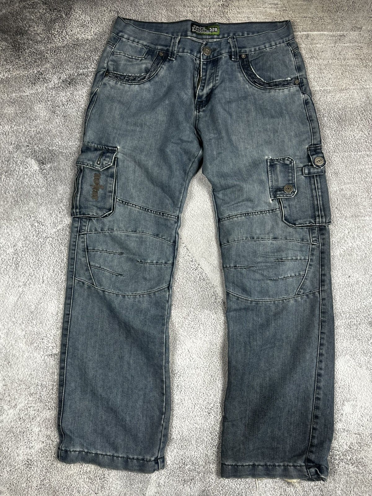 No Fear × Vintage crazy y2k vintage faded jeans if six was nine style no fear Size US 32 / EU 48 - 1 Thumbnail