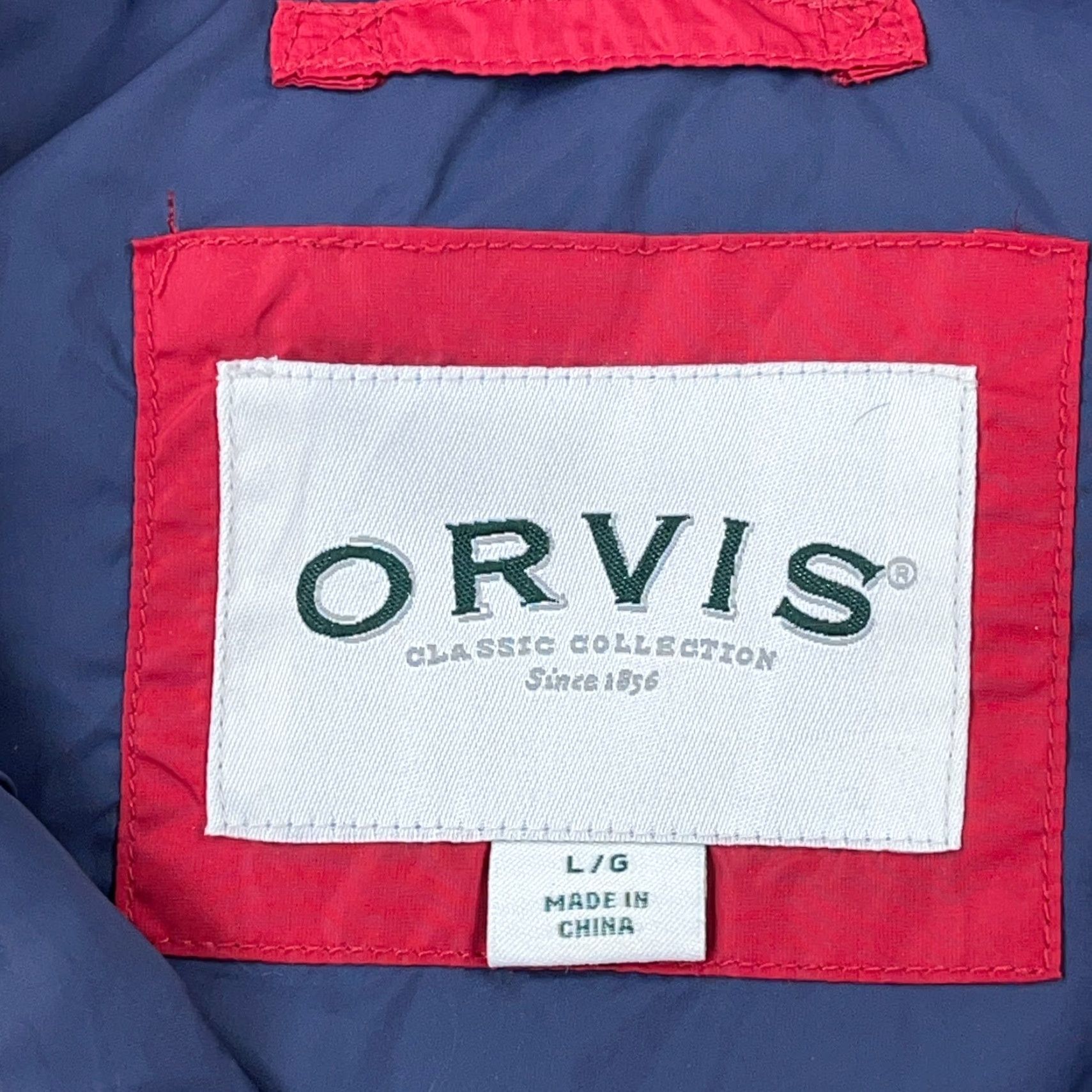 Orvis Orvis Vest Men L Red Down Fill Puffer Jacket Sleeveless Zip Pocket Solid 3-Season Outdoor Hiking Camping Casual Travel Size US L / EU 52-54 / 3 - 3 Thumbnail