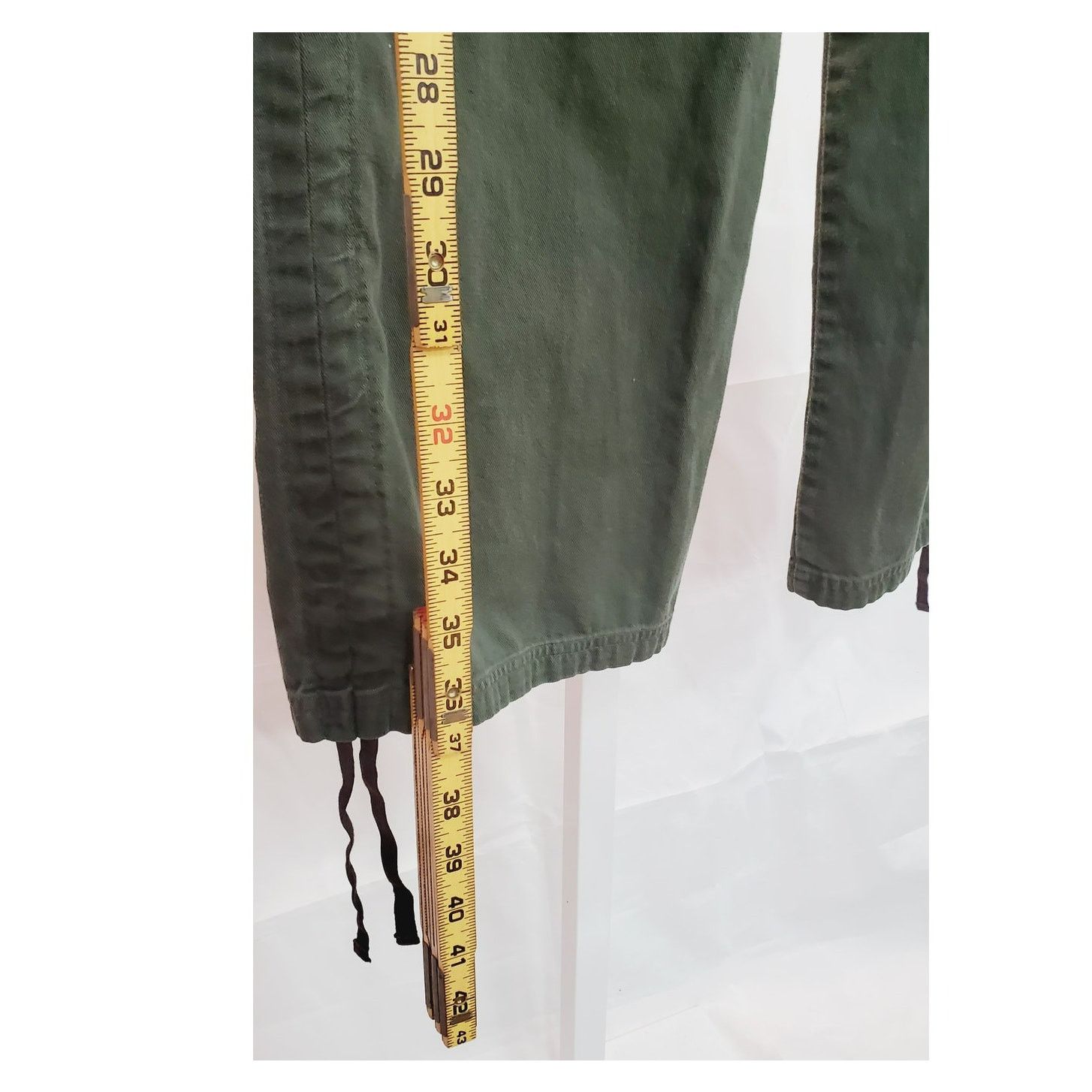 Adidas Adidas Green Cargo Pants Utility Pocket Style Size M Size 27" / US 4 / IT 40 - 7 Thumbnail