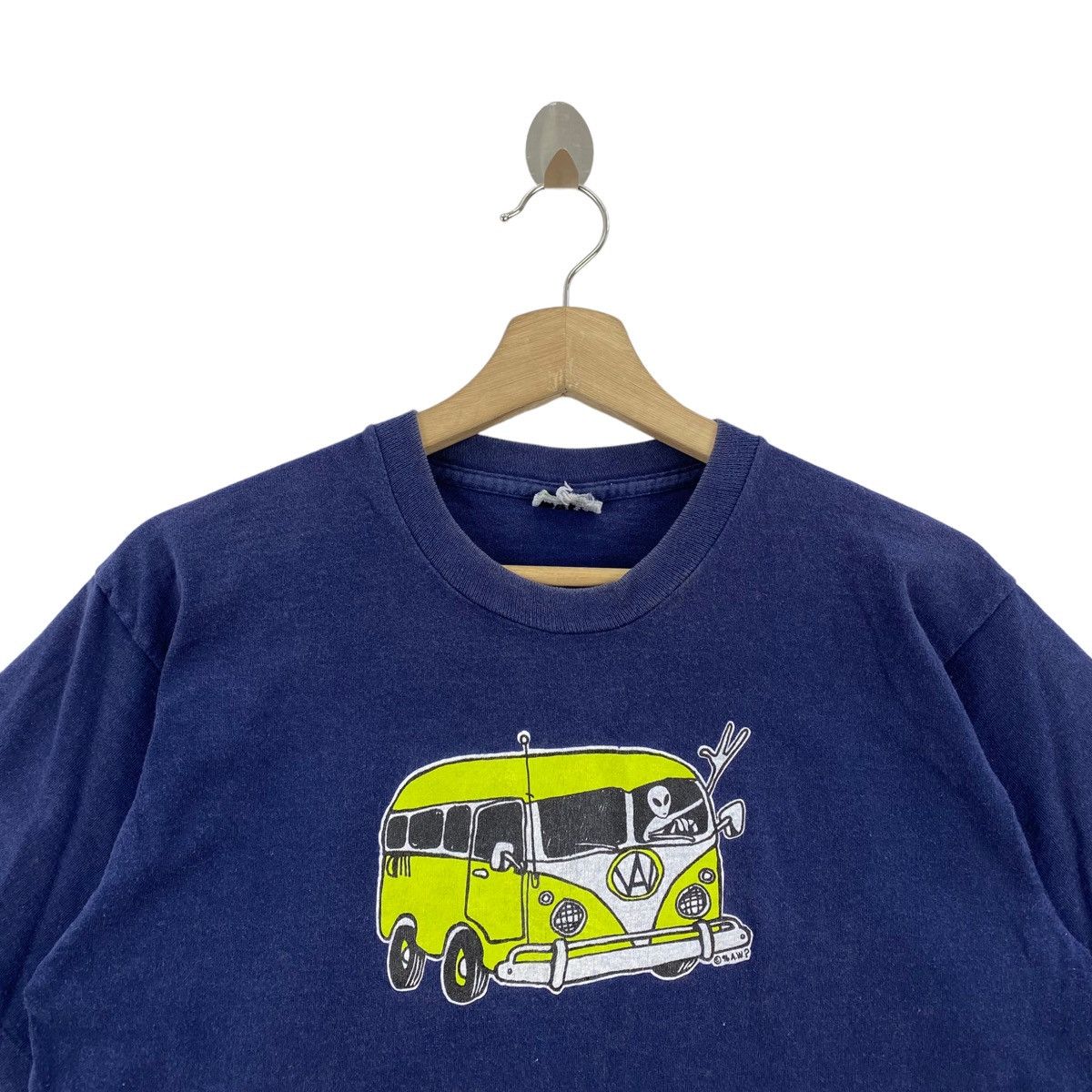 Alien Workshop Vintage ALIENWHERE Alien Workshop Skateboard Logo Print Navy Size US M / EU 48-50 / 2 - 2 Thumbnail