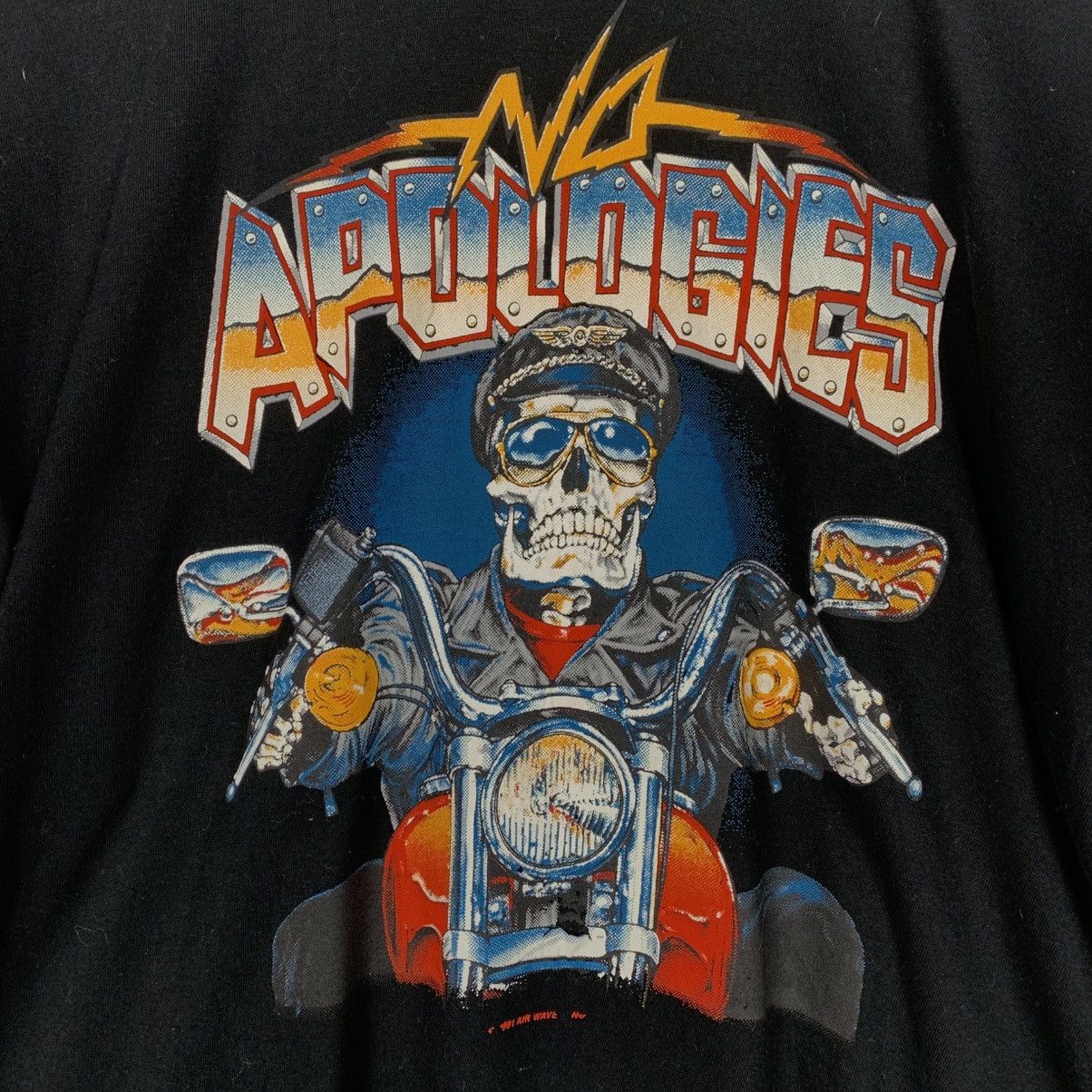 Japanese Brand Vintage 1991 Pro Speed No Apologies Motorcycle Tee Size US L / EU 52-54 / 3 - 9 Thumbnail