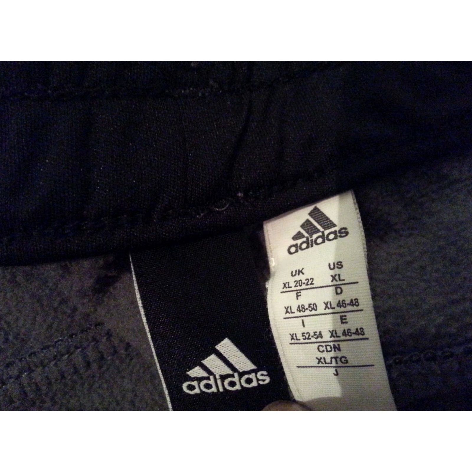 Adidas VINTAGE? No. Final: adidas Pants XL Grey Black Athletic Jogger Men XL Gray Athletic Activewear 31x26 Jogger Pants Mens Size US 36 / EU 52 - 5 Thumbnail