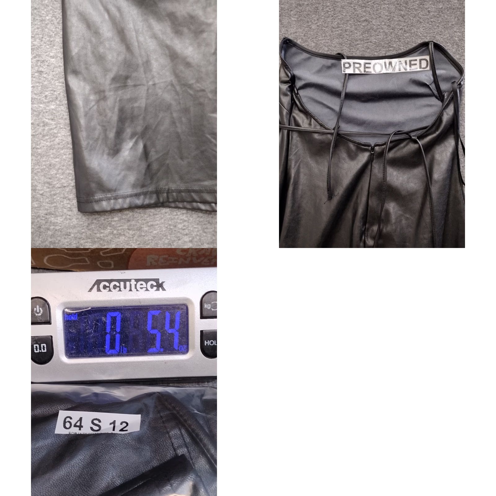 Vintage Babaton Ten By Satin mini slip Bodycon dress Black Size 2 Women’s Sleeveless Square Neck Zipper Short Dress Size XS / US 0-2 / IT 36-38 - 8 Thumbnail