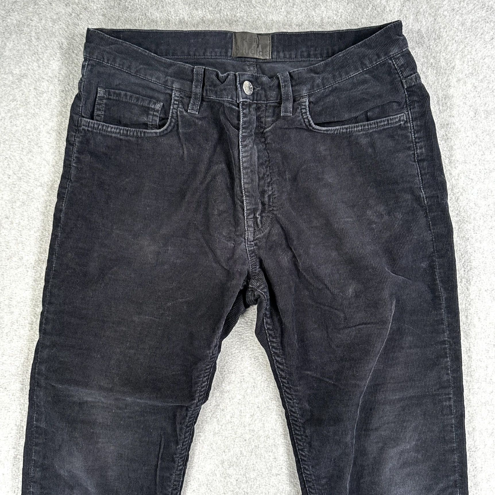 Acne Studios Acne Studios Town Navy Cord Pants Mens 32x26 Blue Corduroy Chino Stretch Cord Town Navy Cord Pants Mens 32x26 Blue Size US 32 / EU 48 - 3 Thumbnail