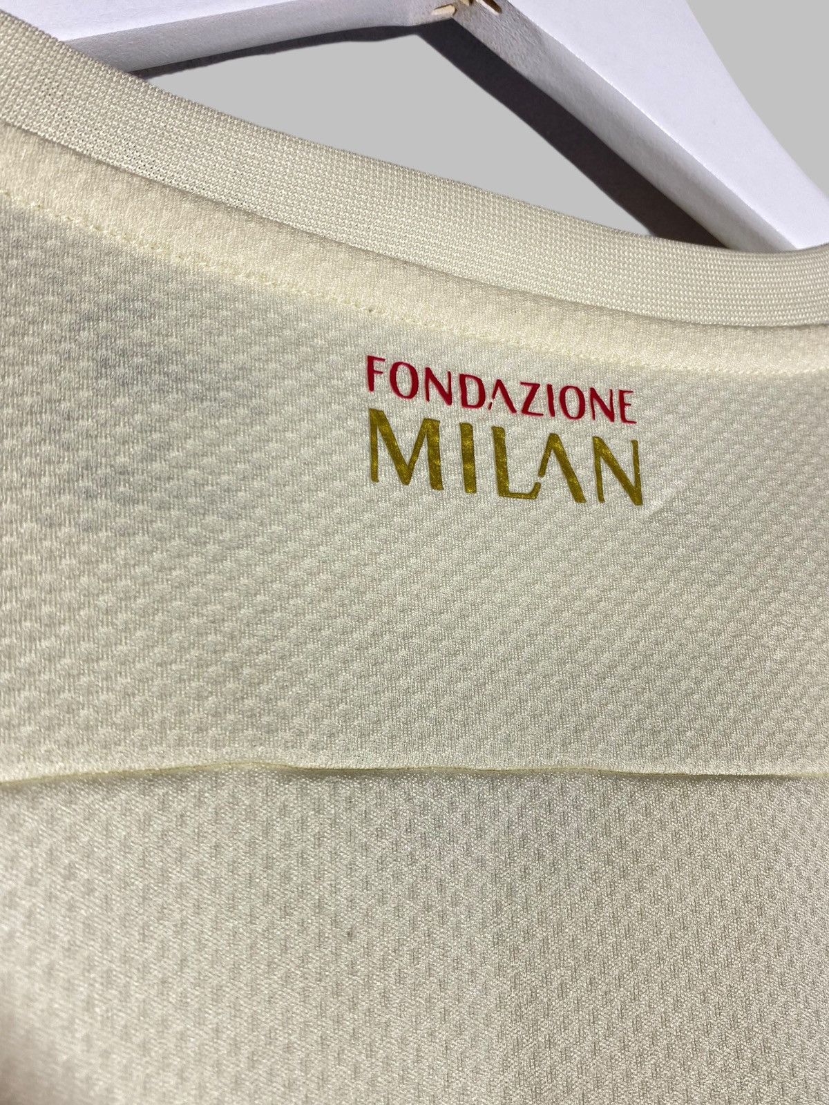 Puma AC Milan Puma Away Jersey 2020/21 Beige With Red Stripe Size US XL / EU 56 / 4 - 15 Thumbnail