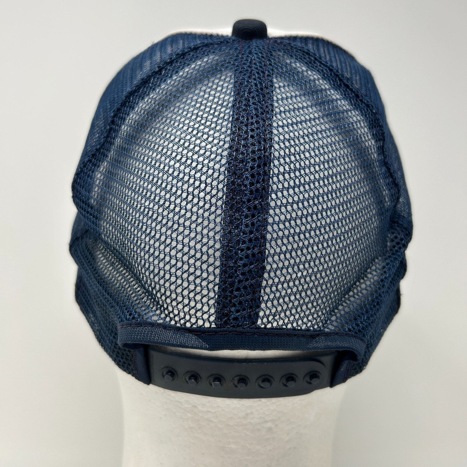 Vintage Vintage 80s CWA Communications Workers Trucker Hat Cap Blue Size ONE SIZE - 3 Thumbnail