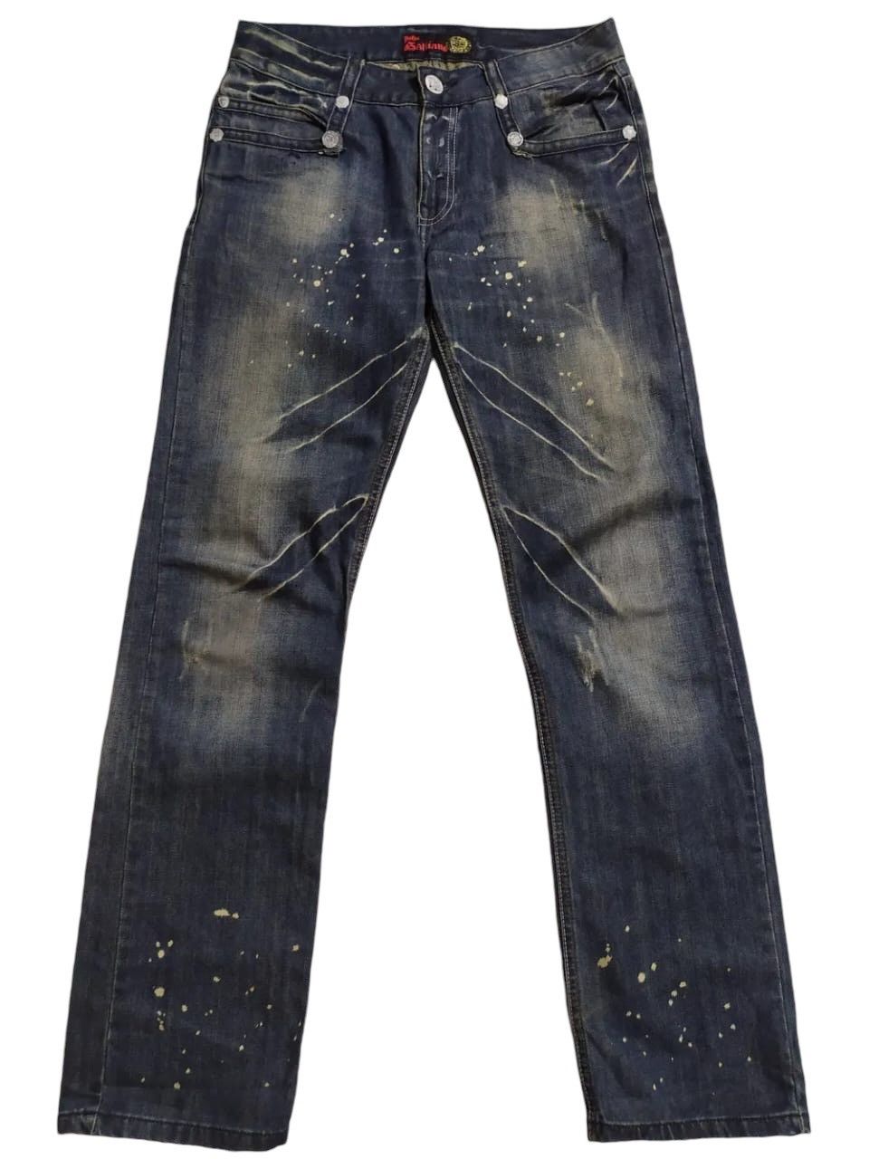 John Galliano John Galliano 2008 Denim painter distressed Jeans Pants Size US 30 / EU 46 - 1 Thumbnail