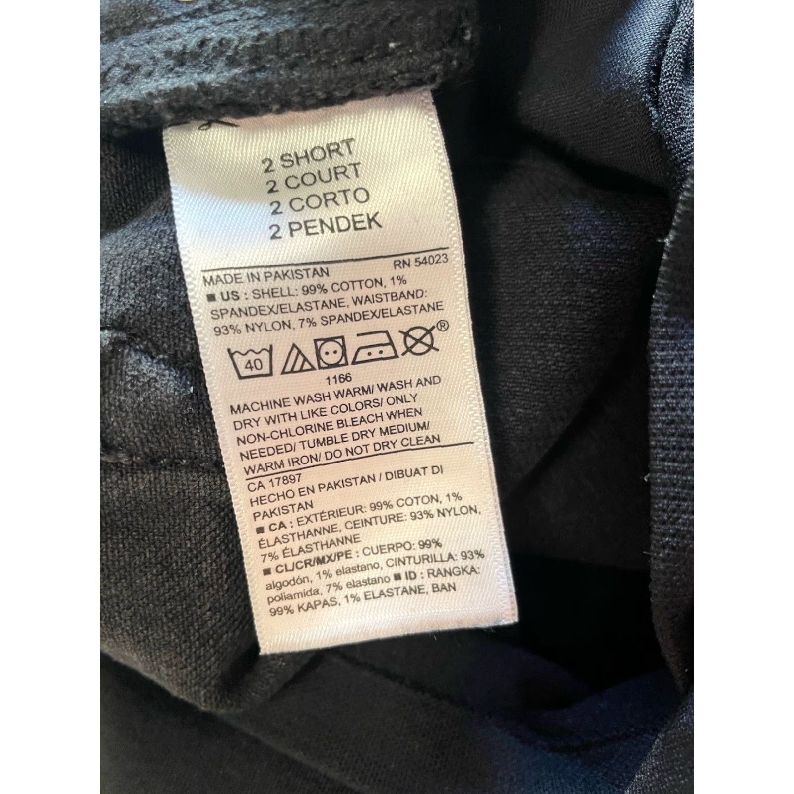 Old Navy Old Navy Maternity Jeans Size 2 Black Pre wash Straight Ankle Pants Women Size 26" / US 2 / IT 38 - 7 Thumbnail