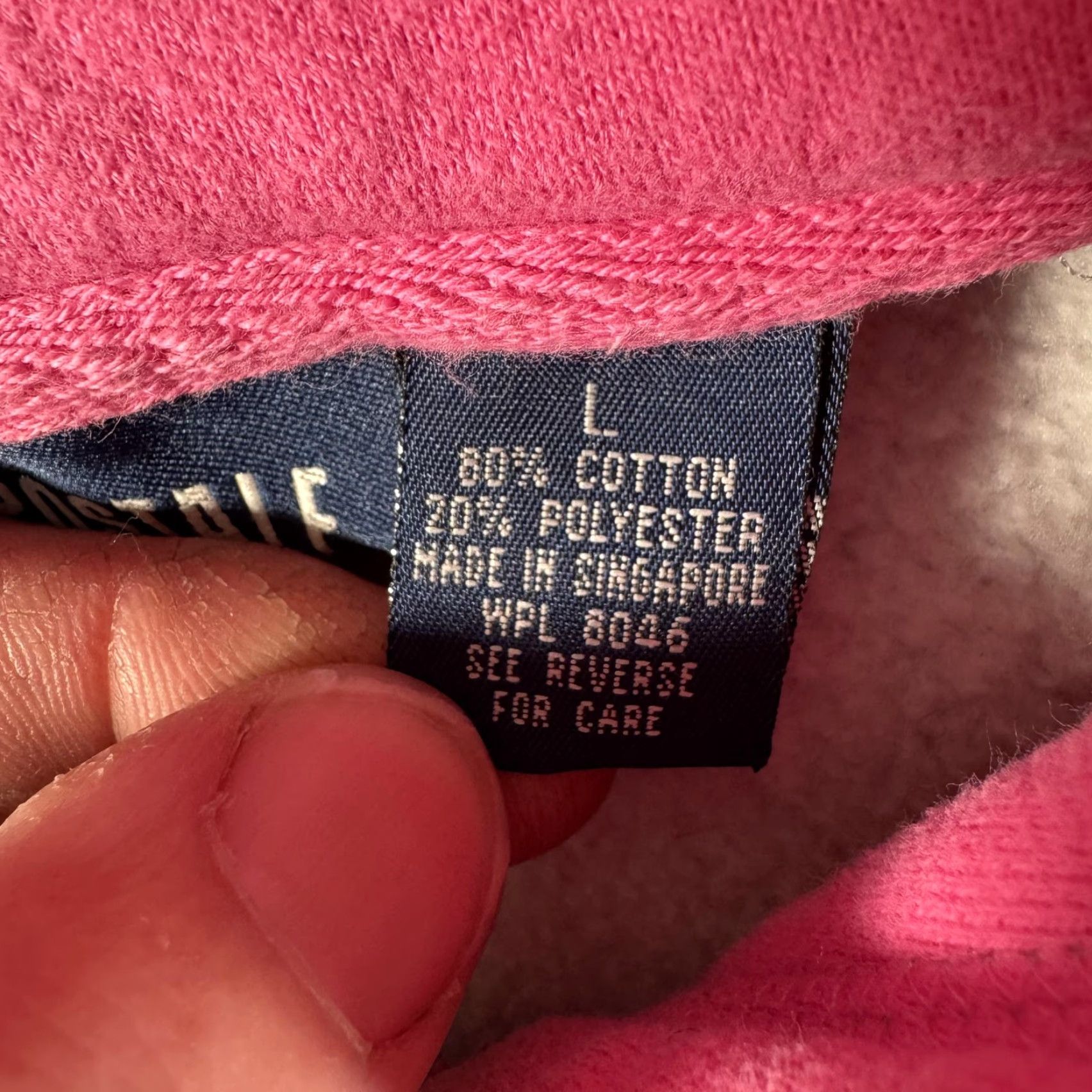 Aeropostale VINTAGE Aeropostale Hoodie Women's L Pullover Sleeves Long Sherpa Lined Gray Crew Neck Pockets Graphic Print 87 Skater Retro Sporty Mall Skater Size L / US 10 / IT 46 - 6 Thumbnail