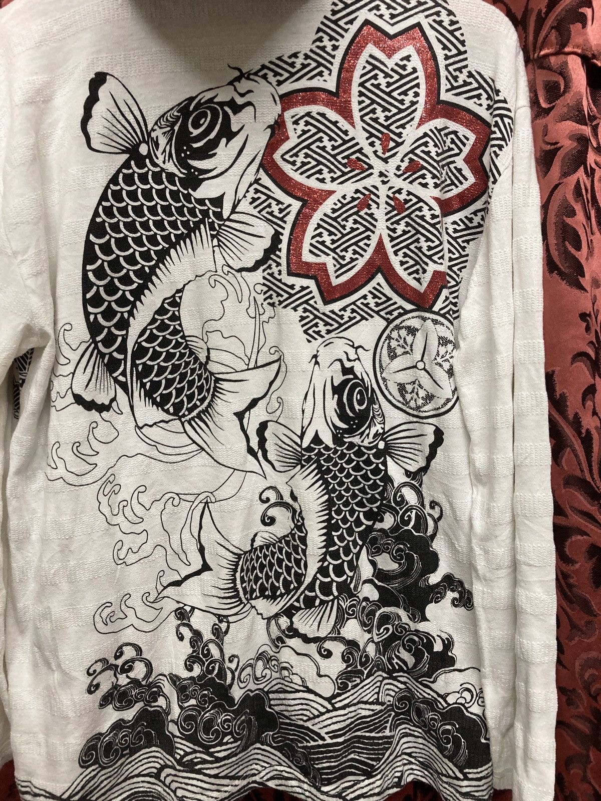 Designer × Japanese Brand Japanese design long sleeve hoodie tee Size US XL / EU 56 / 4 - 14 Thumbnail
