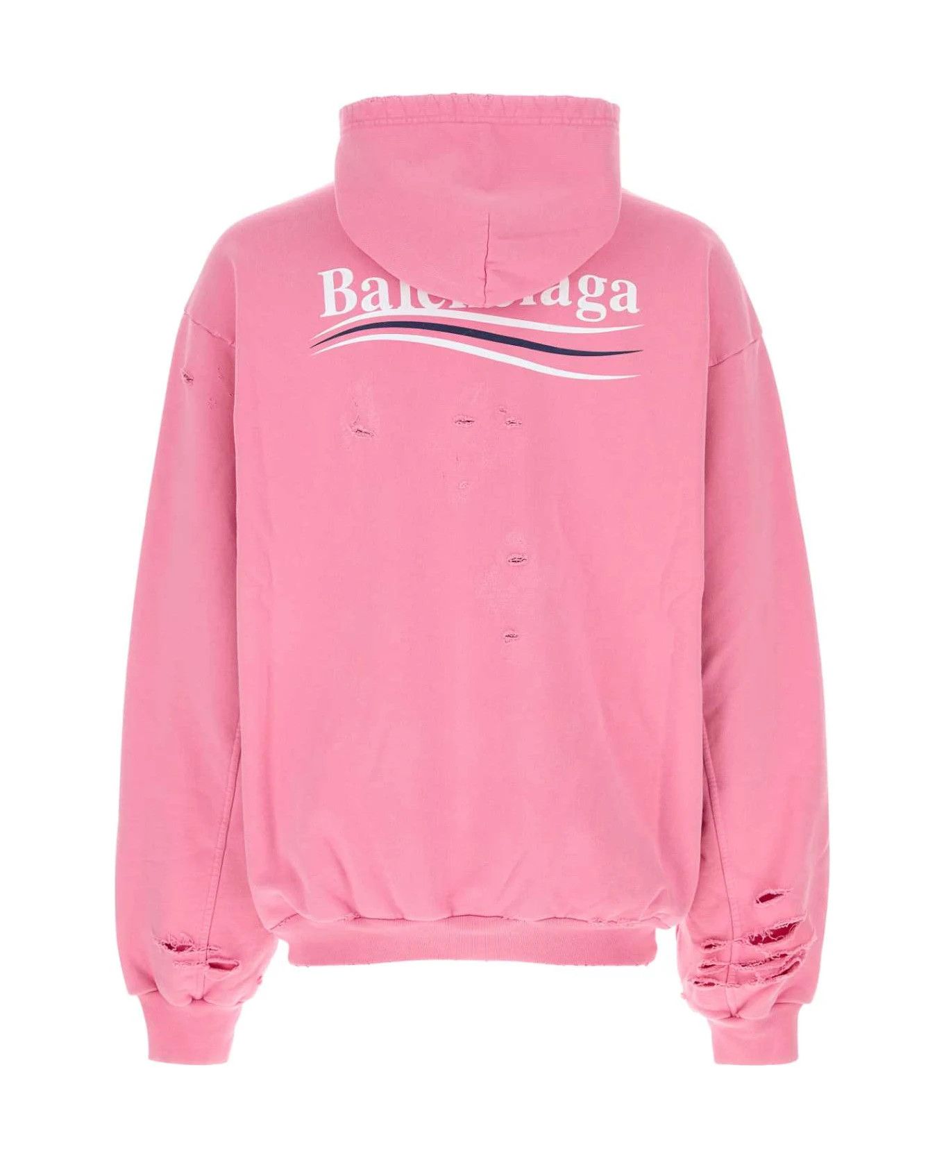 Balenciaga o1bcso1str0326 Layered Hoodie in Pink Size L / US 10 / IT 46 - 2 Thumbnail