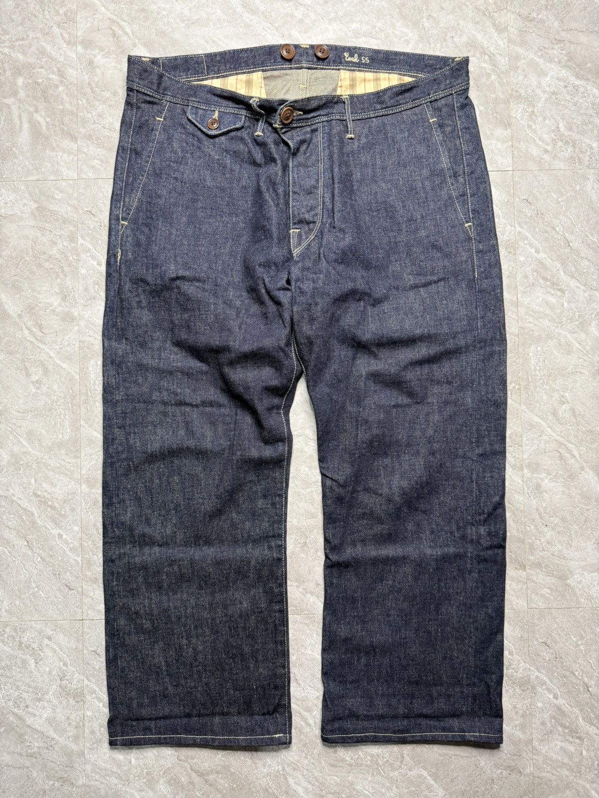 Orgueil Orgueil Eral 55 Selvedge Pants (Altered Length) Size US 36 / EU 52 - 1 Thumbnail