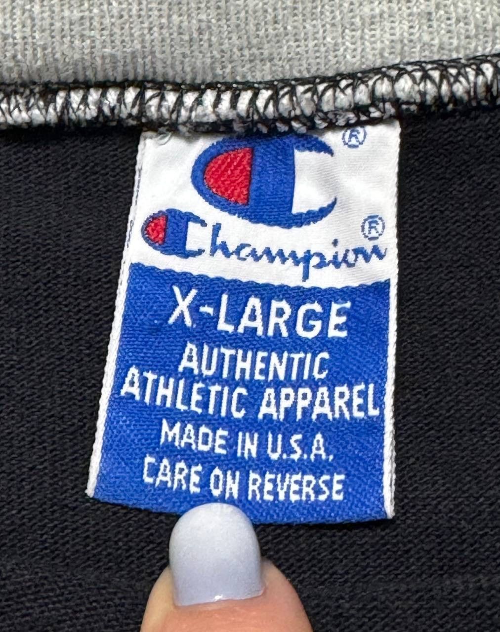 Champion × Vintage Vintage Champion Crewneck Sweatshirt Boxy Fit Mini Logo 80s Size US XL / EU 56 / 4 - 7 Thumbnail