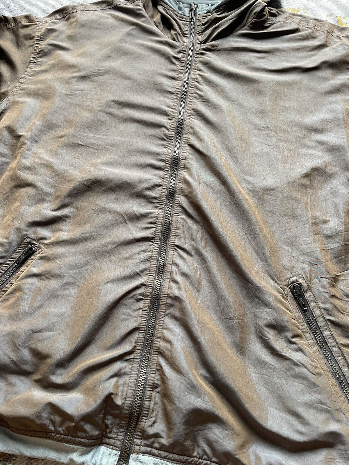 Moschino MOSCHINO Cheap & Chic Reversible Silk Blend Shimmer Hoodie Size US L / EU 52-54 / 3 - 4 Thumbnail