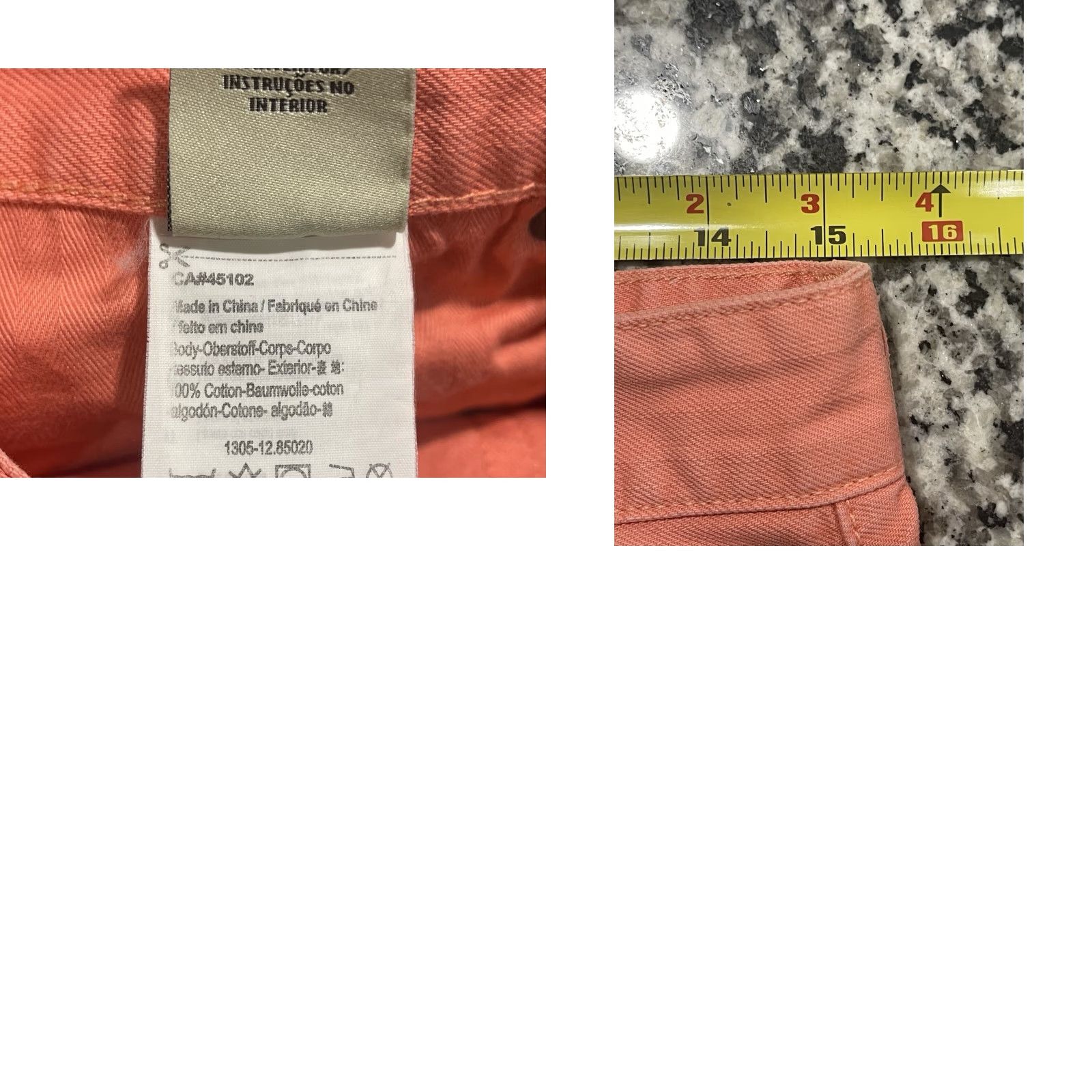 Scotch & Soda Scotch & Soda Jeans Mens 30x28.5 Salmon Denim Ralston Straight Casual Workwear Zip Pockets Logo Vintage No Pattern Cotton Denim Size US 30 / EU 46 - 8 Thumbnail