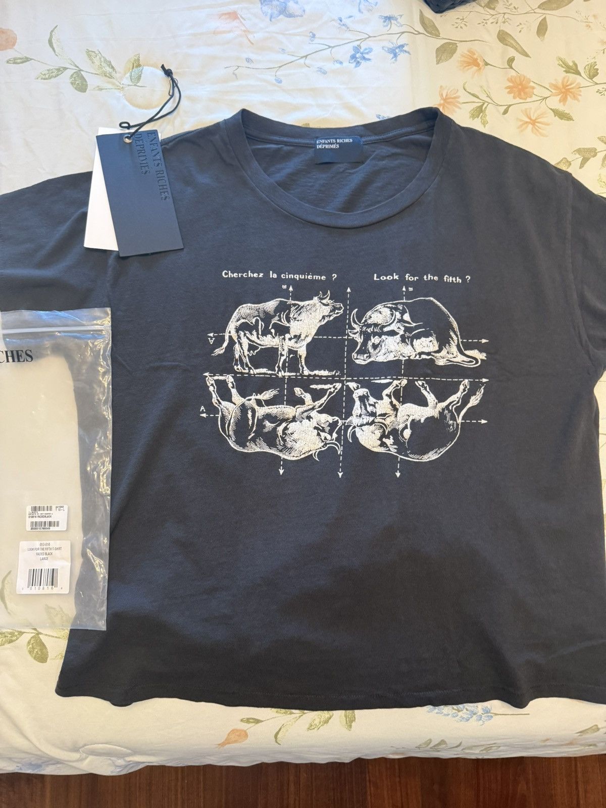 Enfants Riches Deprimes Enfants Riches Deprimes 25ss LOOK FOR THE FIFTH T-SHIRT Size US L / EU 52-54 / 3 - 1 Thumbnail
