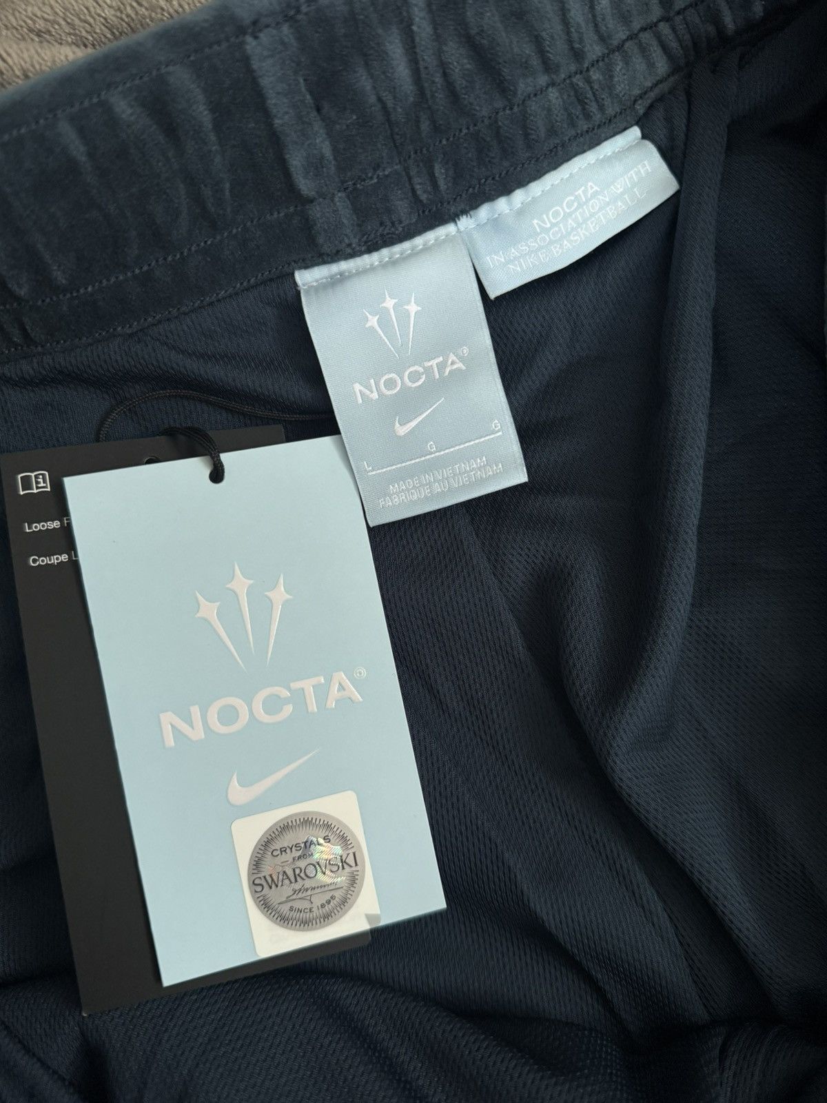 NOCTA × Nike Nike x Nocta Swarovski Velour pants Size US 32 / EU 48 - 3 Thumbnail