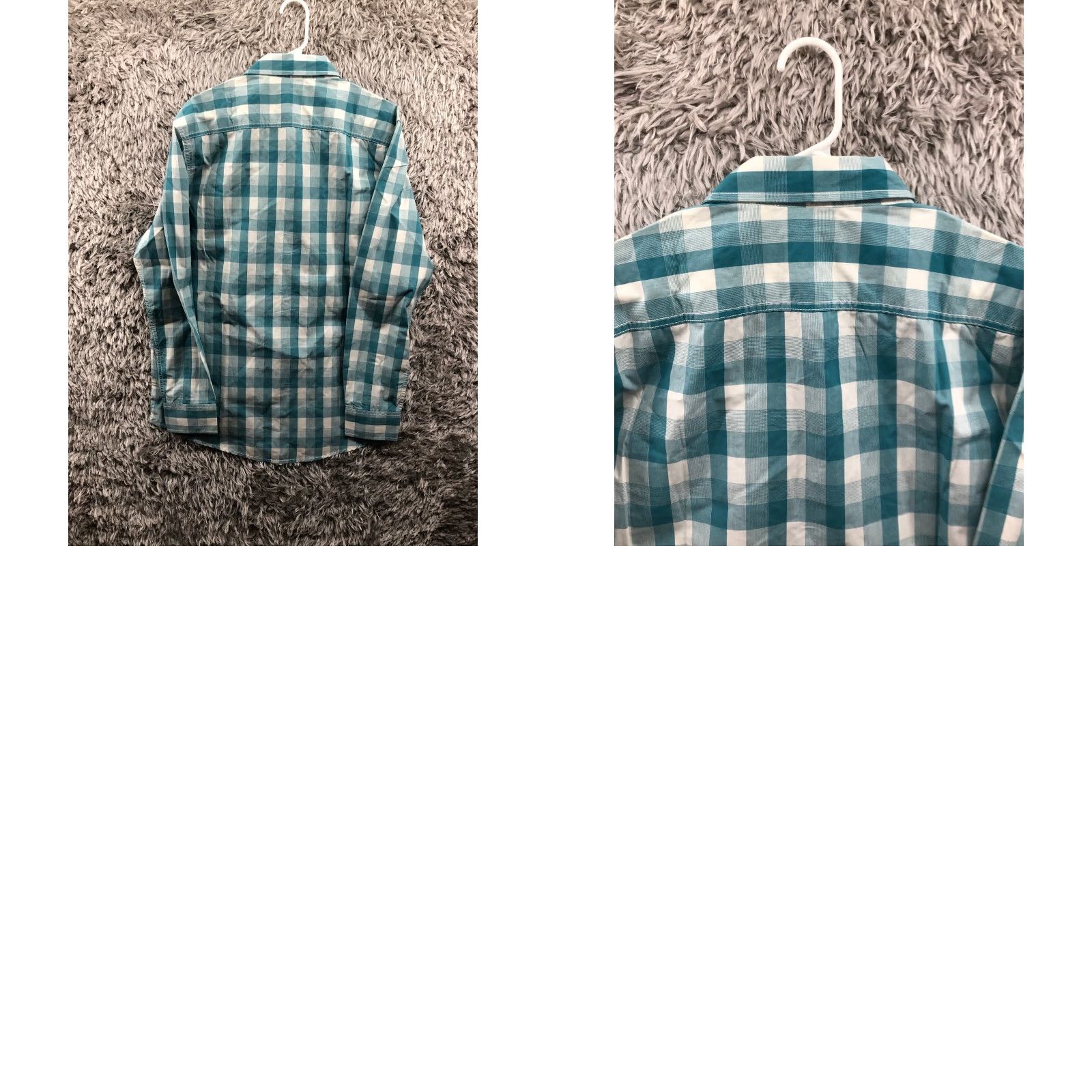 Vintage American Rag Shirt Size XL Mens Light Blue Plaid Long Sleeve Spread Collar Size US XL / EU 56 / 4 - 8 Thumbnail