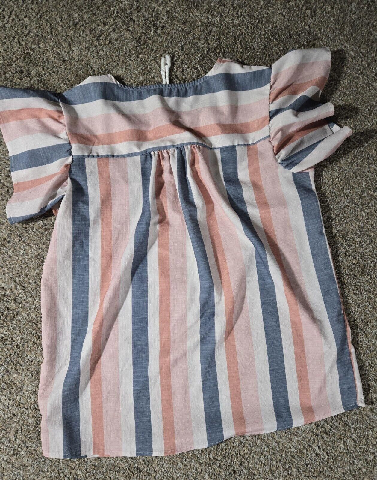 Designer Womens Multi-colored Striped Blouse Size Large Size L / US 10 / IT 46 - 7 Thumbnail
