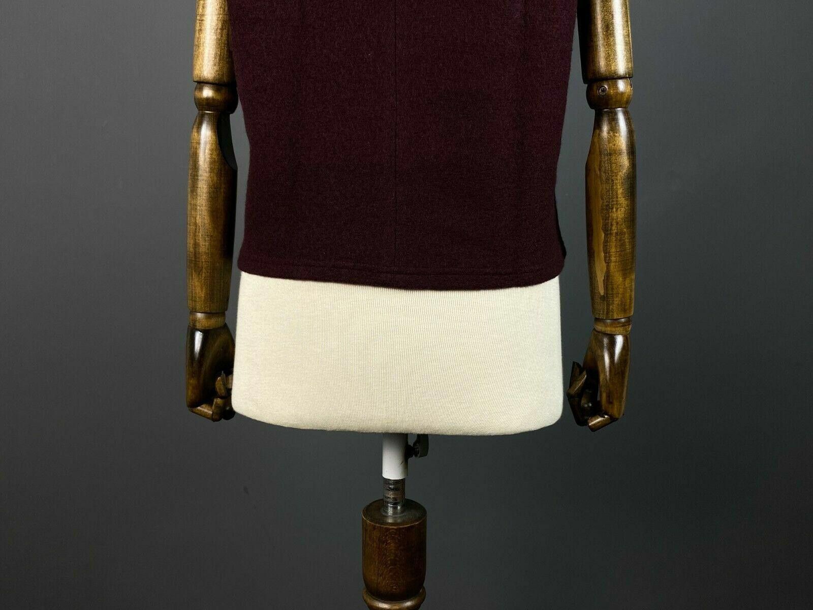 Designer Vintage Deerberg by Oska Red Bordo Sweater Size 38 / 40 Size M / US 6-8 / IT 42-44 - 8 Thumbnail