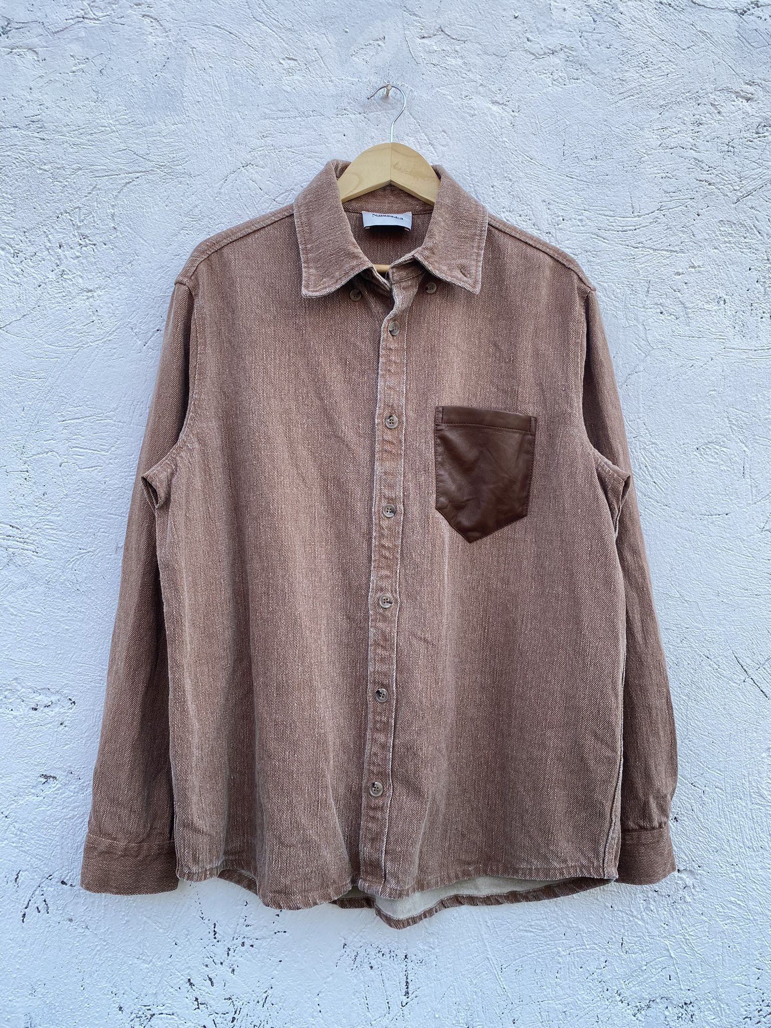 Nanushka Linen Dome Shirt Size US M / EU 48-50 / 2 - 1 Thumbnail