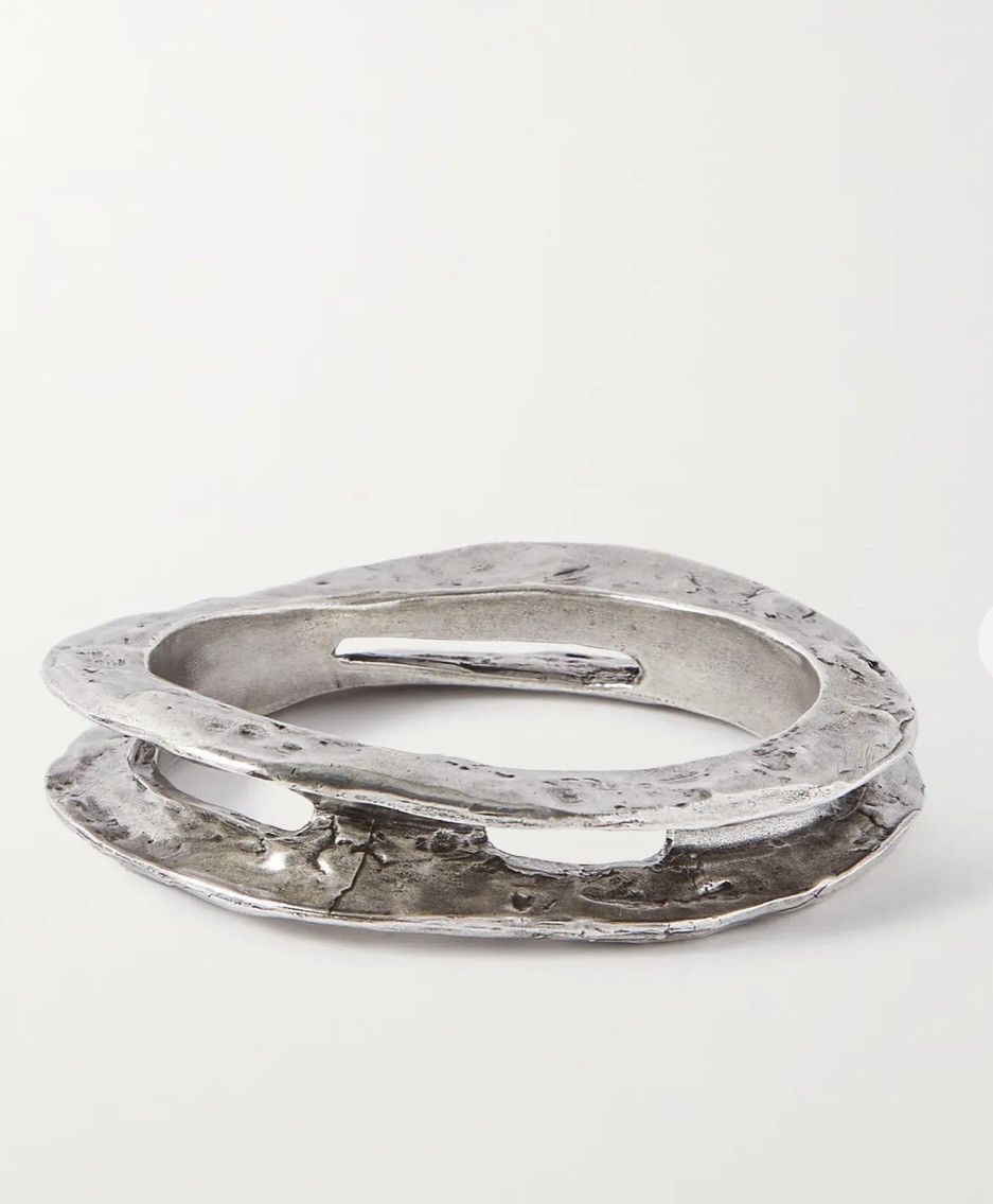 Saint Laurent Paris Saint Laurent Hammered Bangle NIB retail $1195 Size ONE SIZE - 6 Thumbnail