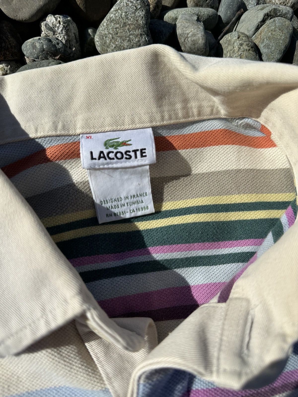 Lacoste Colorful Lacoste Rugby pastel Size US XL / EU 56 / 4 - 2 Thumbnail