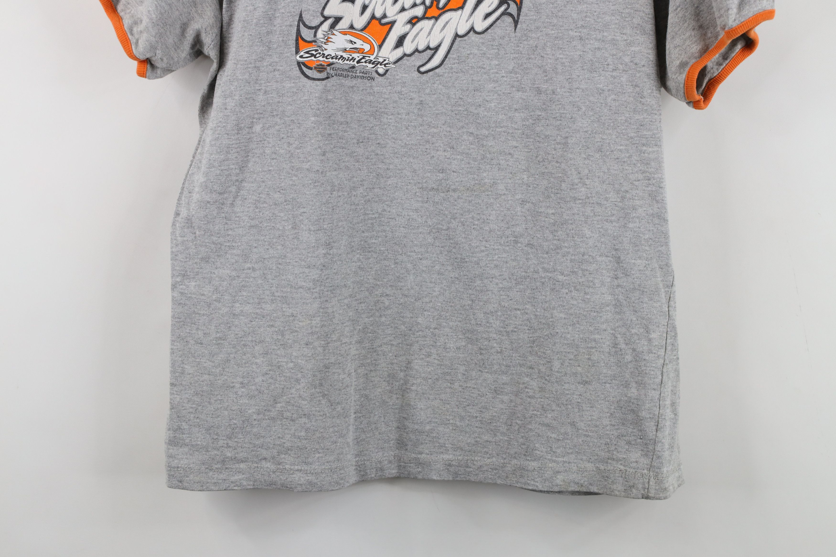Harley Davidson Vintage Y2K Harley Davidson Screaming Eagle Ringer T-Shirt Size L / US 10 / IT 46 - 3 Thumbnail
