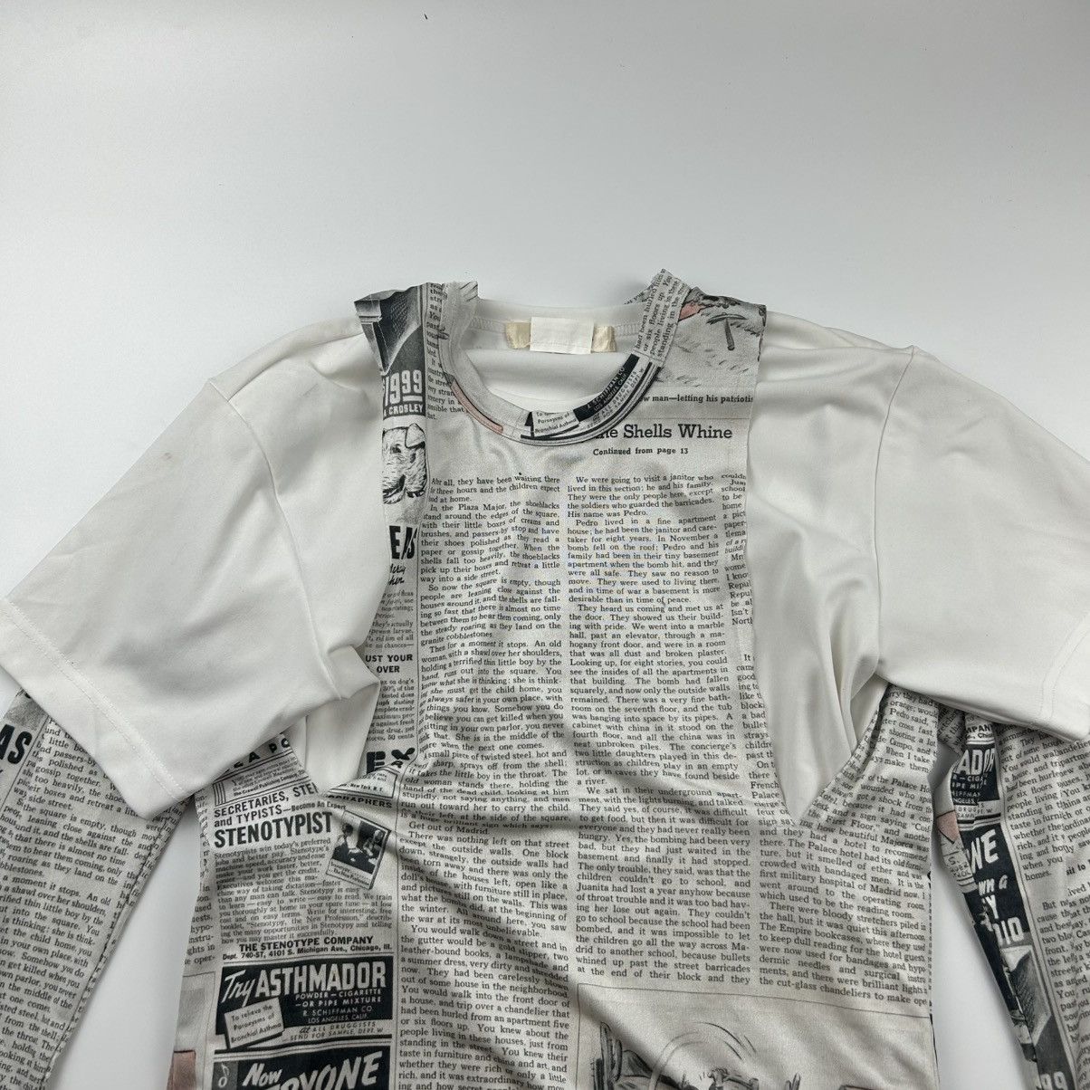 Comme des Garcons COMME DES GARCON - Transformable Layered T-shirt Size US XS / EU 42 / 0 - 2 Thumbnail