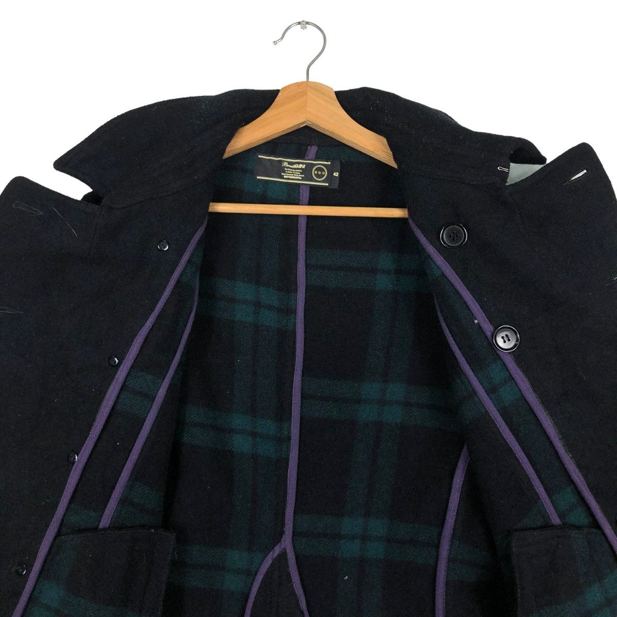 Beauty Beast 🔥90’s Vtg Wool Double Breast Jacket Breath Mint Issey Miyake Size US M / EU 48-50 / 2 - 12 Thumbnail