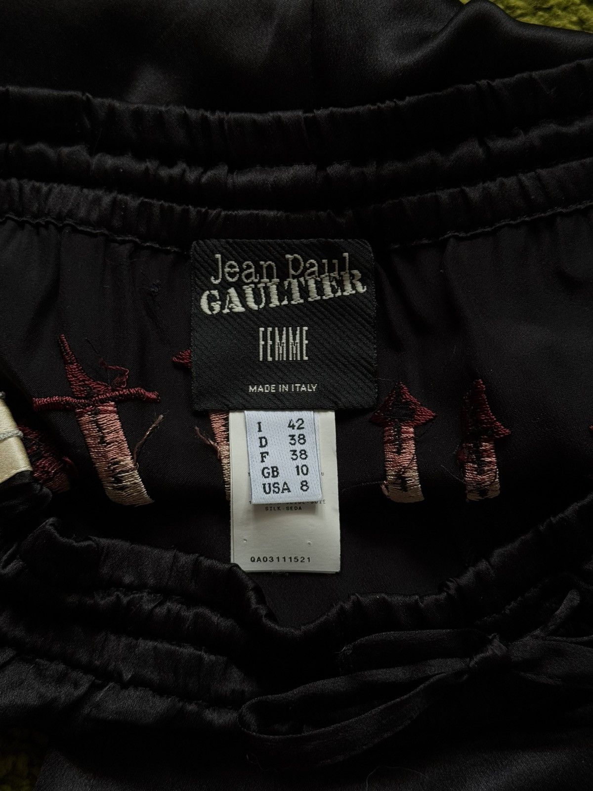 Jean Paul Gaultier Jean Paul Gaultier 1990s archive vintage silk pants JPG Size 30" / US 8 / IT 44 - 13 Thumbnail