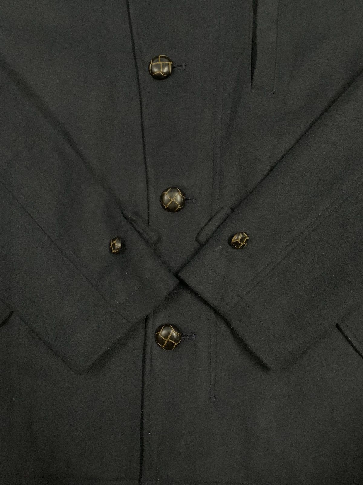 Japanese Brand Japanese Brand ADPOSION Wool Blend Navy Hooded Jacket Size US M / EU 48-50 / 2 - 10 Thumbnail