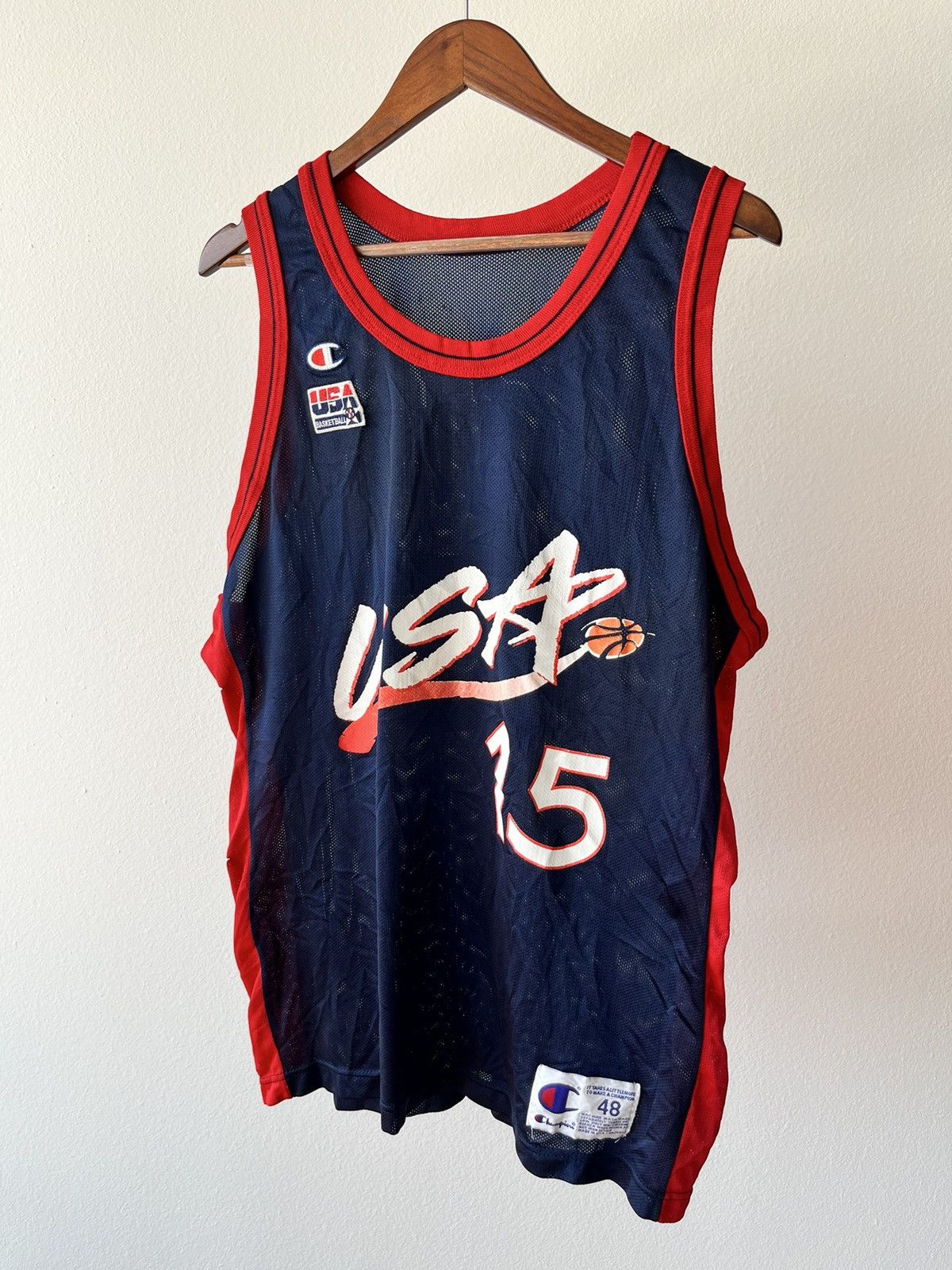 Champion × USA Olympics Hakeem Olajuwon USA Olympic Jersey Size US M / EU 48-50 / 2 - 4 Thumbnail