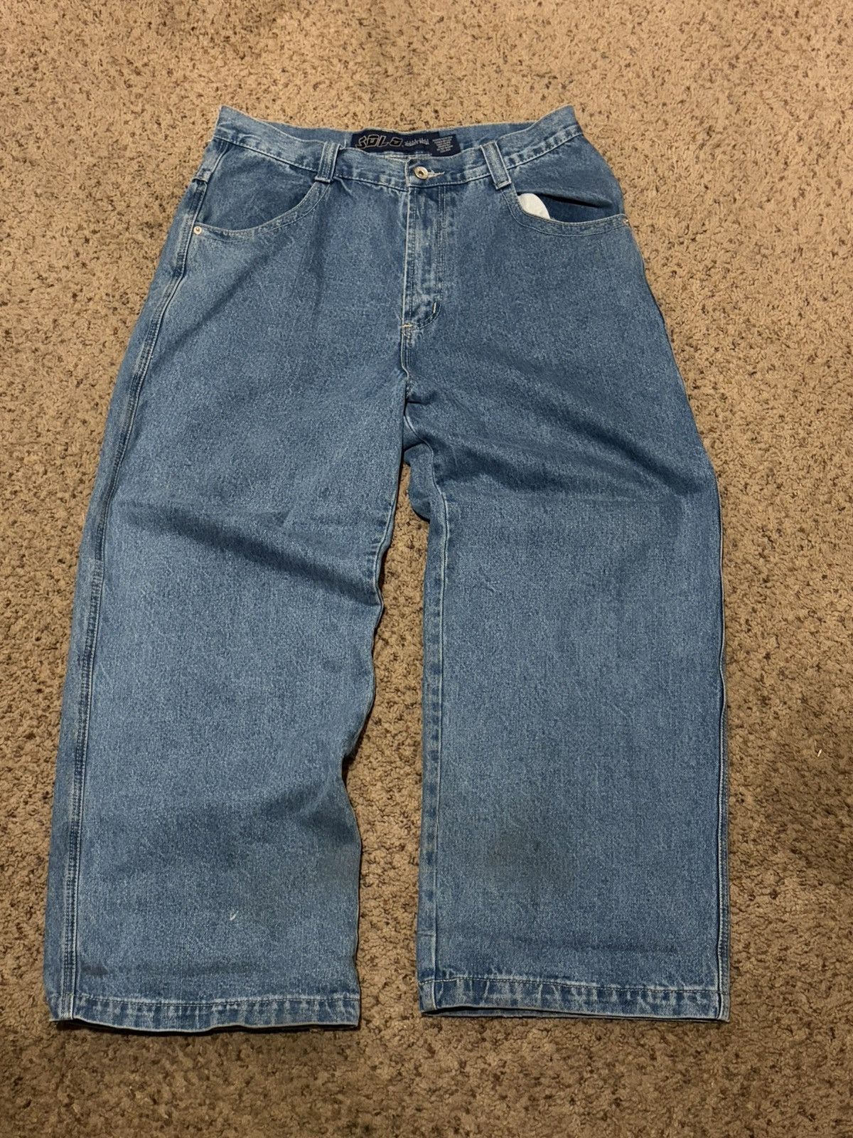 Other Blue Solo Jeans Size US 34 / EU 50 - 1 Thumbnail