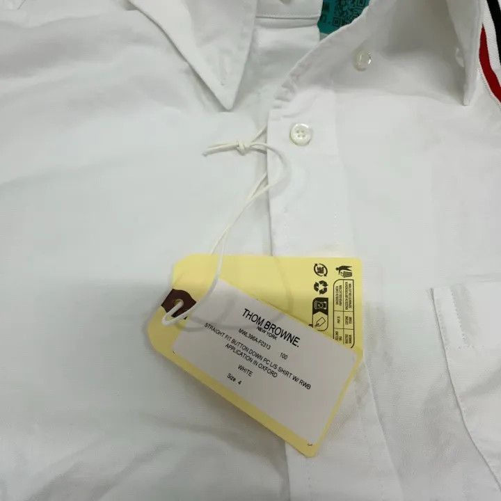 Thom Browne Thom Browne Classic Stripe Button-Up Shirt -2507 Size US S / EU 44-46 / 1 - 4 Thumbnail