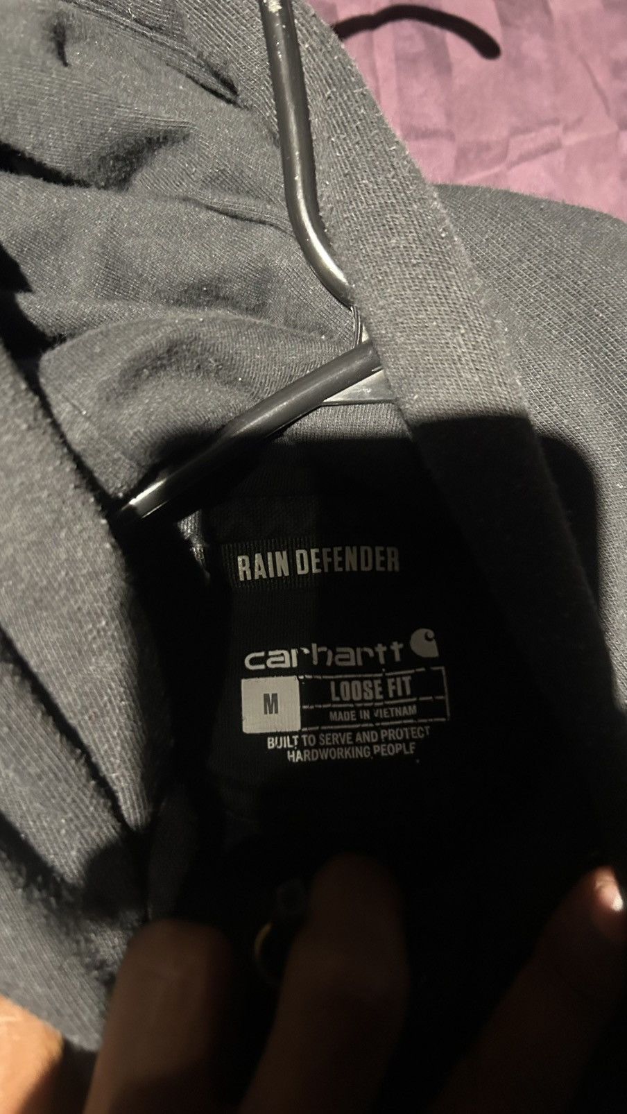 Carhartt Black Carhartt Hoodie M Size US M / EU 48-50 / 2 - 2 Thumbnail