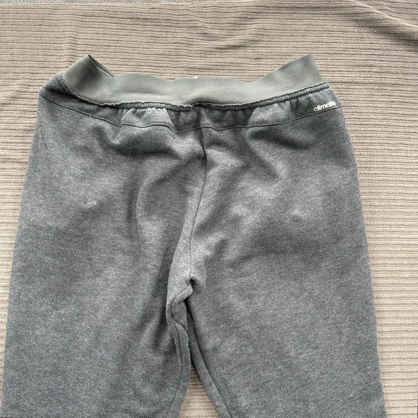 Adidas Adidas Sweatpants Men Large Cotton Gray Athletic Jogger Pants Pockets Elastic Waist Tapered Fit Regular Size US 33 - 7 Thumbnail