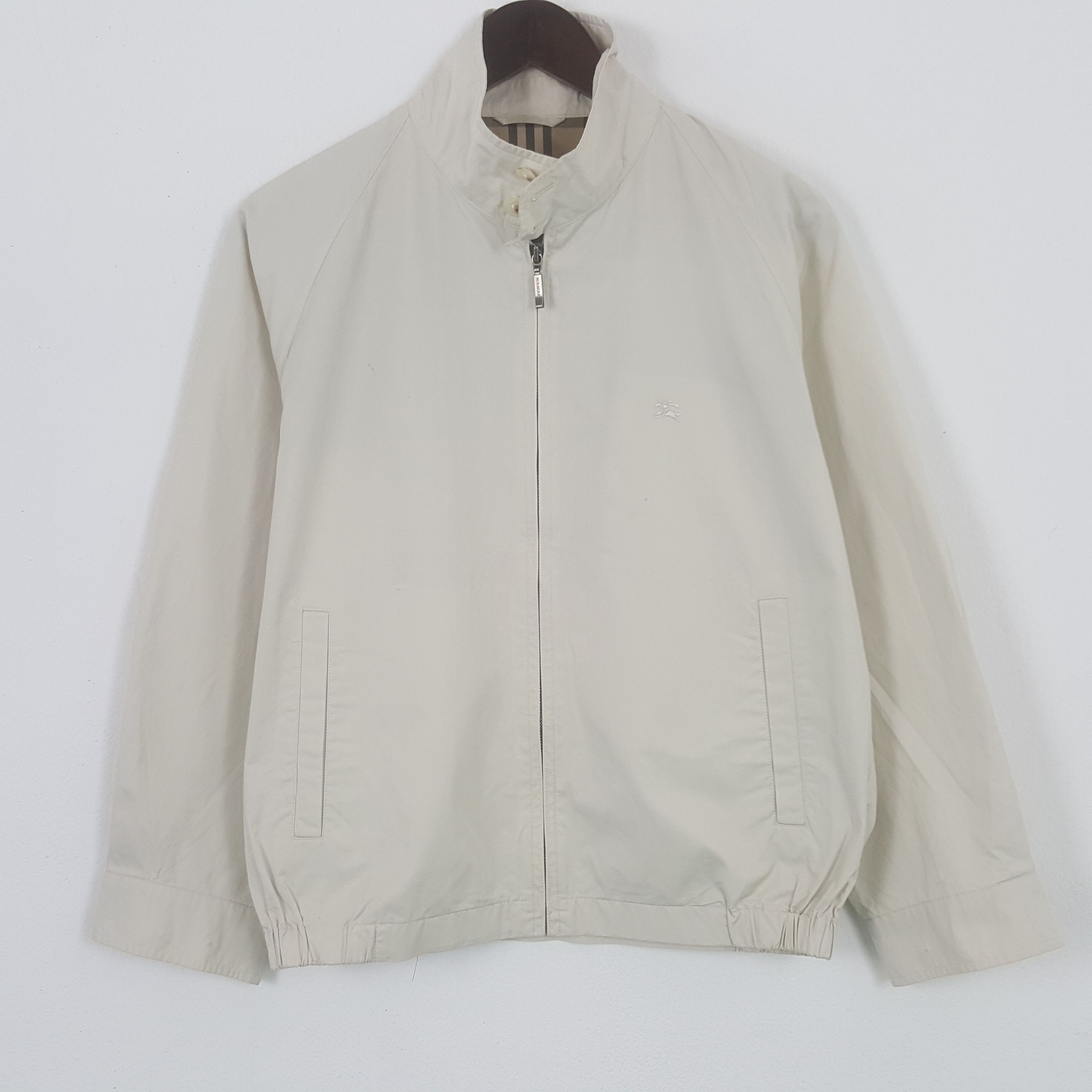 Burberry × Vintage Vintage Burberry London Zipper Custom Art Jacket Size US M / EU 48-50 / 2 - 3 Thumbnail