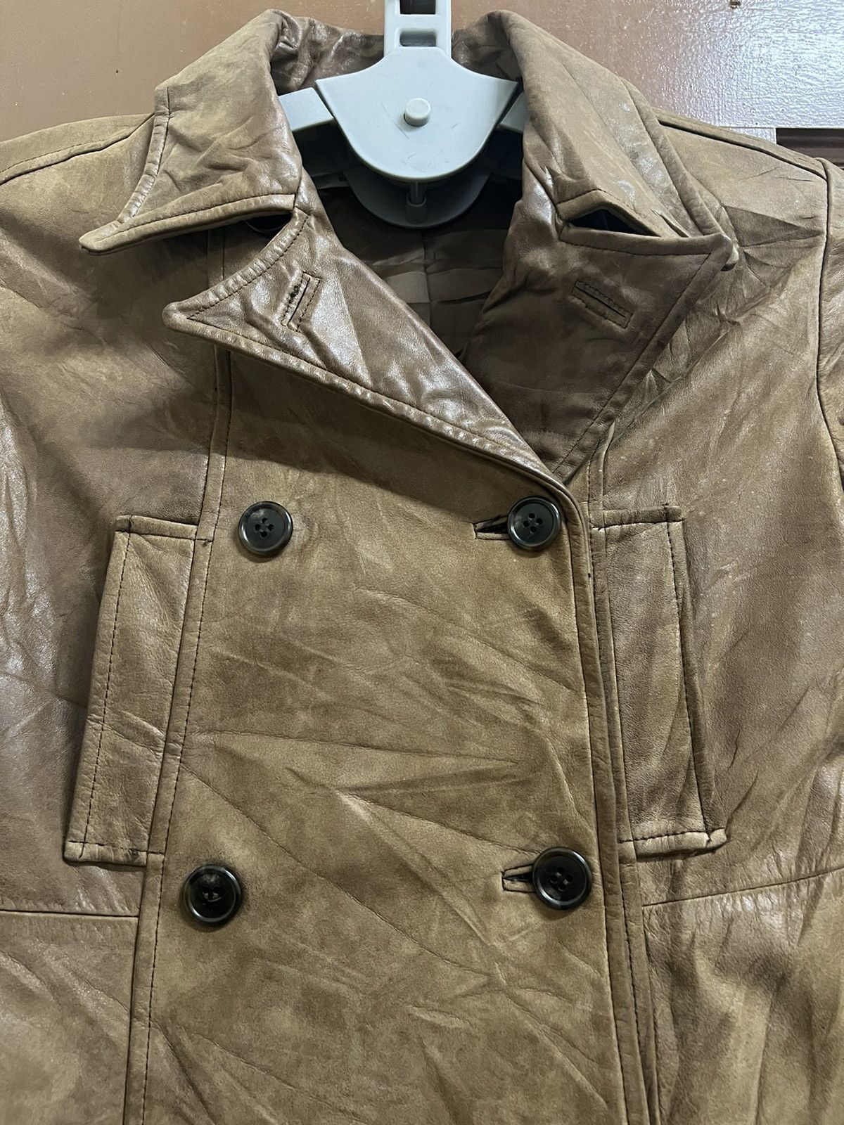 Designer MON AMI PIERLOT DESIGN CLAUSIE PIERLOT JACKET LEATHER.(GJ31) Size US S / EU 44-46 / 1 - 12 Thumbnail