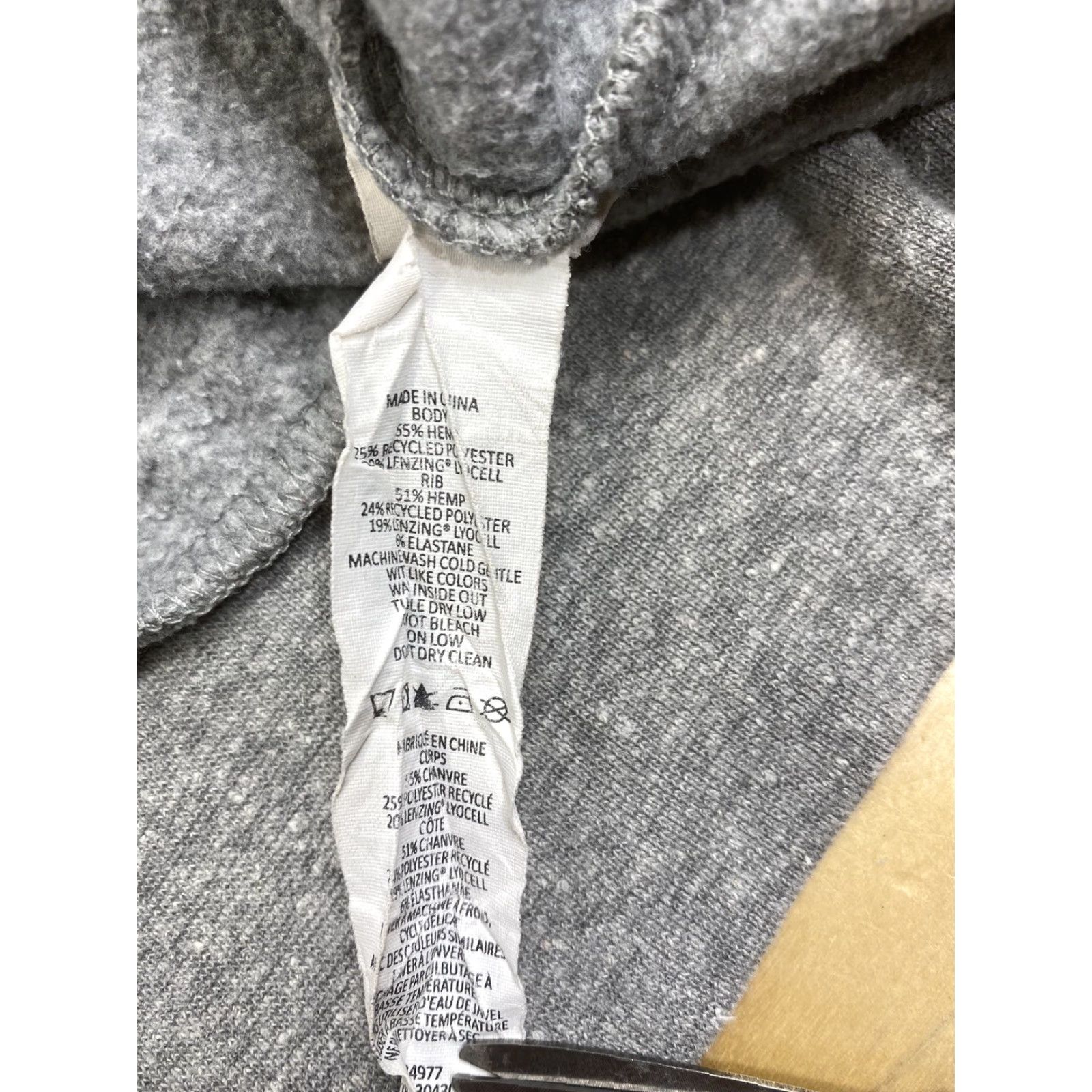 Prana prAna Pullover Sweater Womens M Gray Casual Long Sleeve Crew Neck Solid Hemp 8146 Size M / US 6-8 / IT 42-44 - 4 Thumbnail
