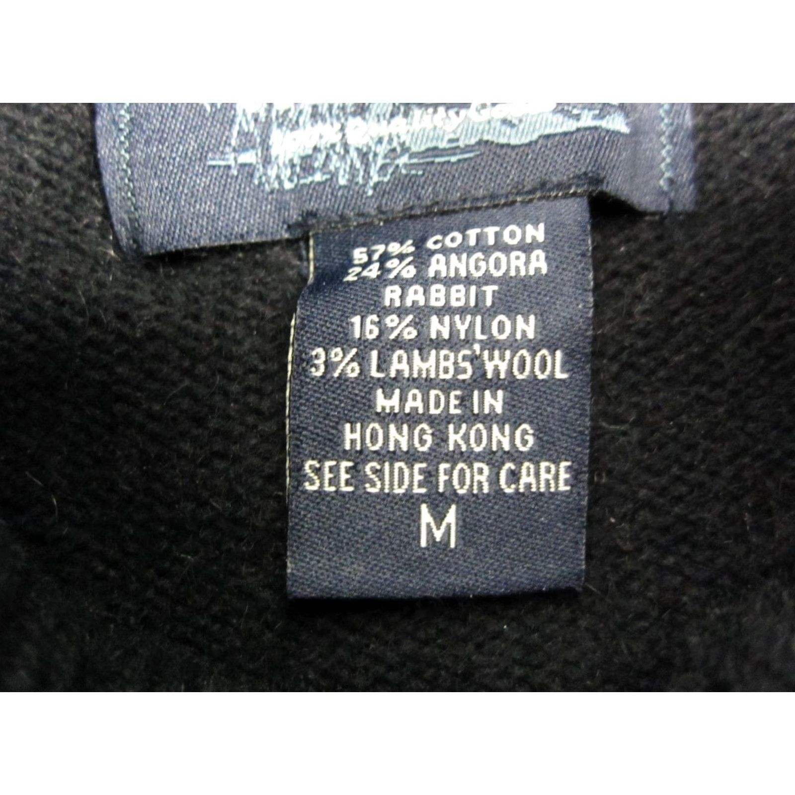 Eddie Bauer VINTAGE Eddie Bauer Sweater Womens Medium Black Turtleneck Angora Wool Snow 90s Size M / US 6-8 / IT 42-44 - 7 Thumbnail