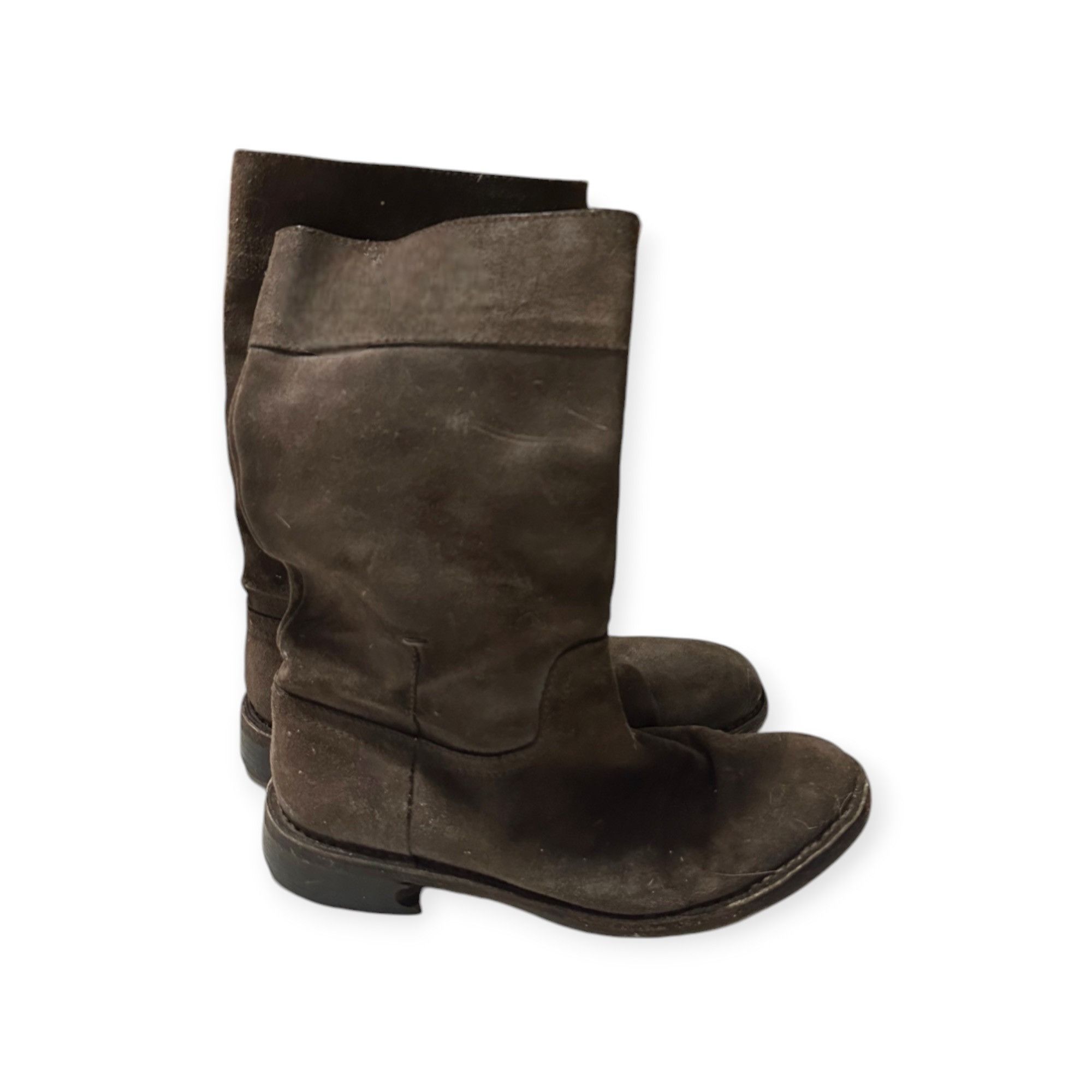 Costume National Costume National Distressed Brown Suede Leather Boots, 38EU Size US 8 / IT 38 - 3 Thumbnail