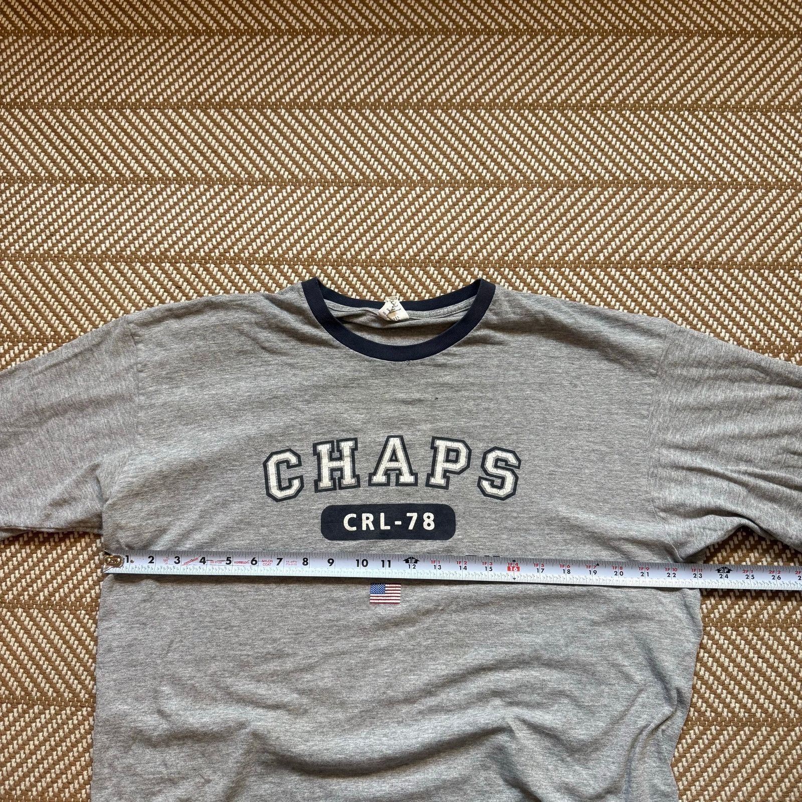 Chaps Vintage 90’s Chaps Ralph Lauren Spell Out Ringer Tee L Size US L / EU 52-54 / 3 - 7 Thumbnail