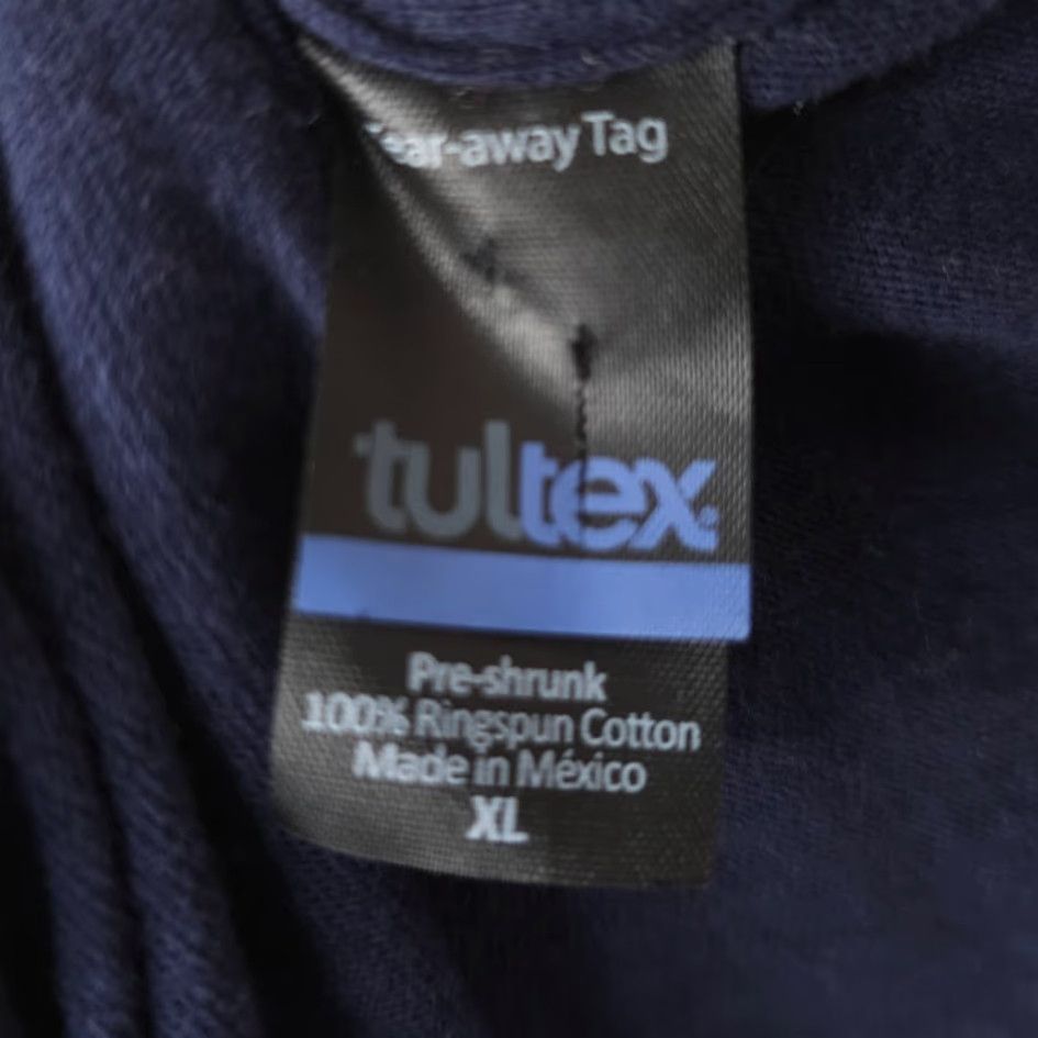 Tultex Little America Wyoming T Shirt Mens XL Blue Moose Travel Destination Tee Size US XL / EU 56 / 4 - 5 Thumbnail