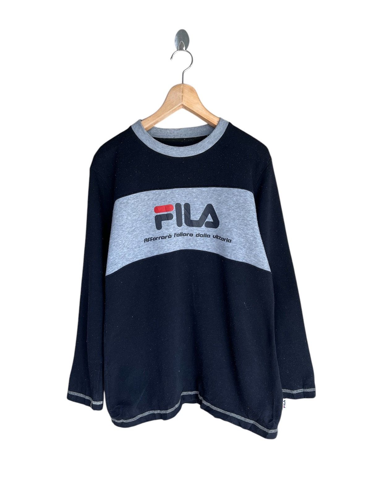 Fila Fila Spell Out Sweatshirt Size US S / EU 44-46 / 1 - 1 Thumbnail