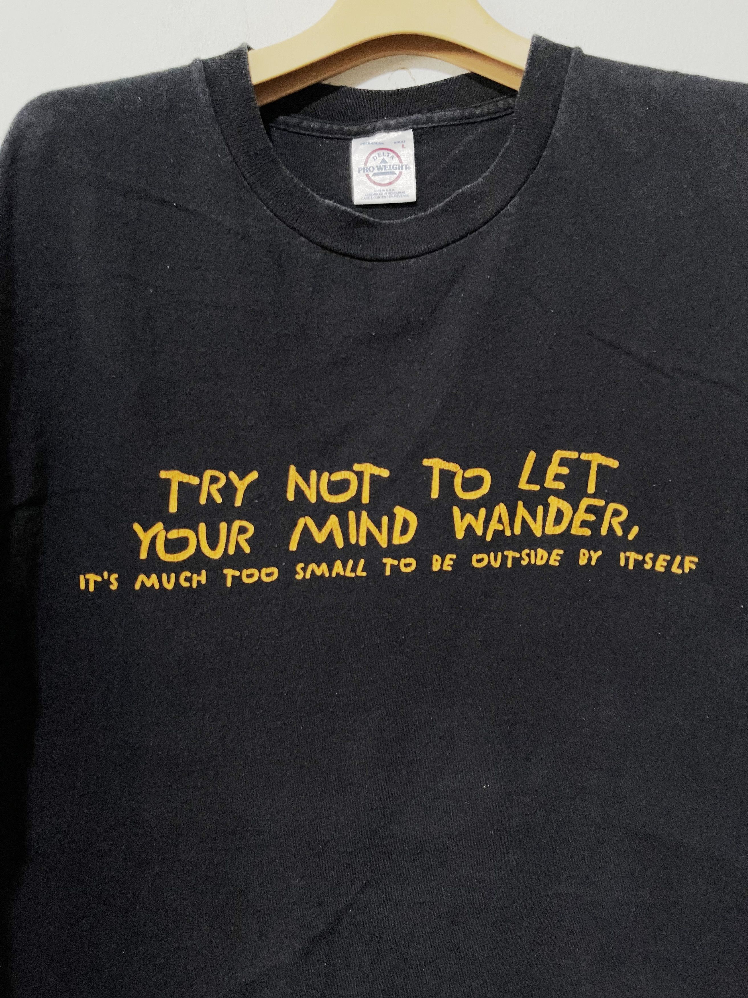 Arts & Science × Vintage Vintage "Try Not To Let Your Mind Wander" Tee Size US L / EU 52-54 / 3 - 2 Thumbnail