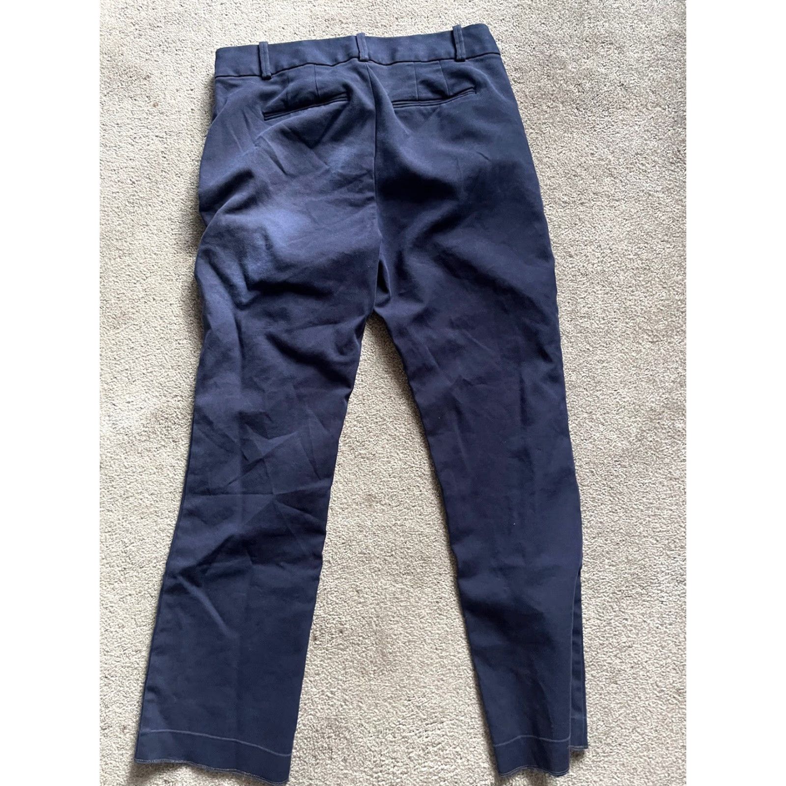 Talbots VINTAGE Talbots Freeport Women's 6P Navy Office Work Dress Pants Cotton Spandex Rayon Clothing Blue 6P Women's Dress Pants Mens? Size 28" / US 6 / IT 42 - 4 Thumbnail